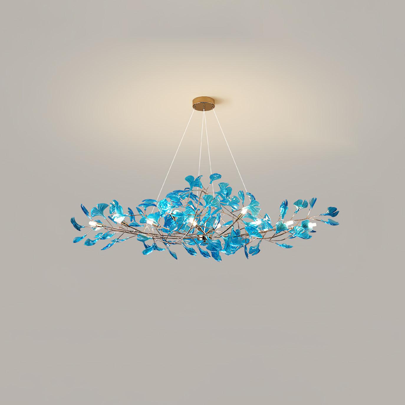Olivia Lampadari in Acrilico a Forma di Ginkgo