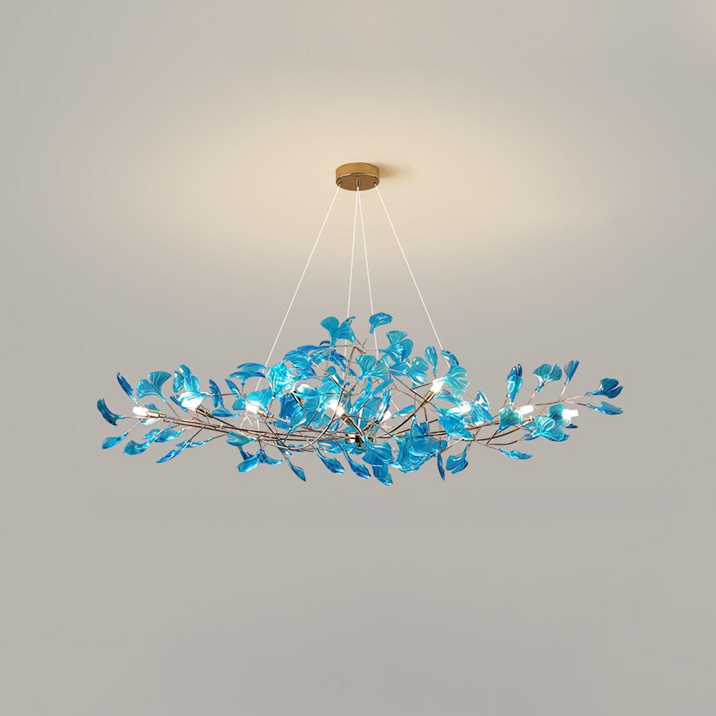 Olivia Lampadari in Acrilico a Forma di Ginkgo