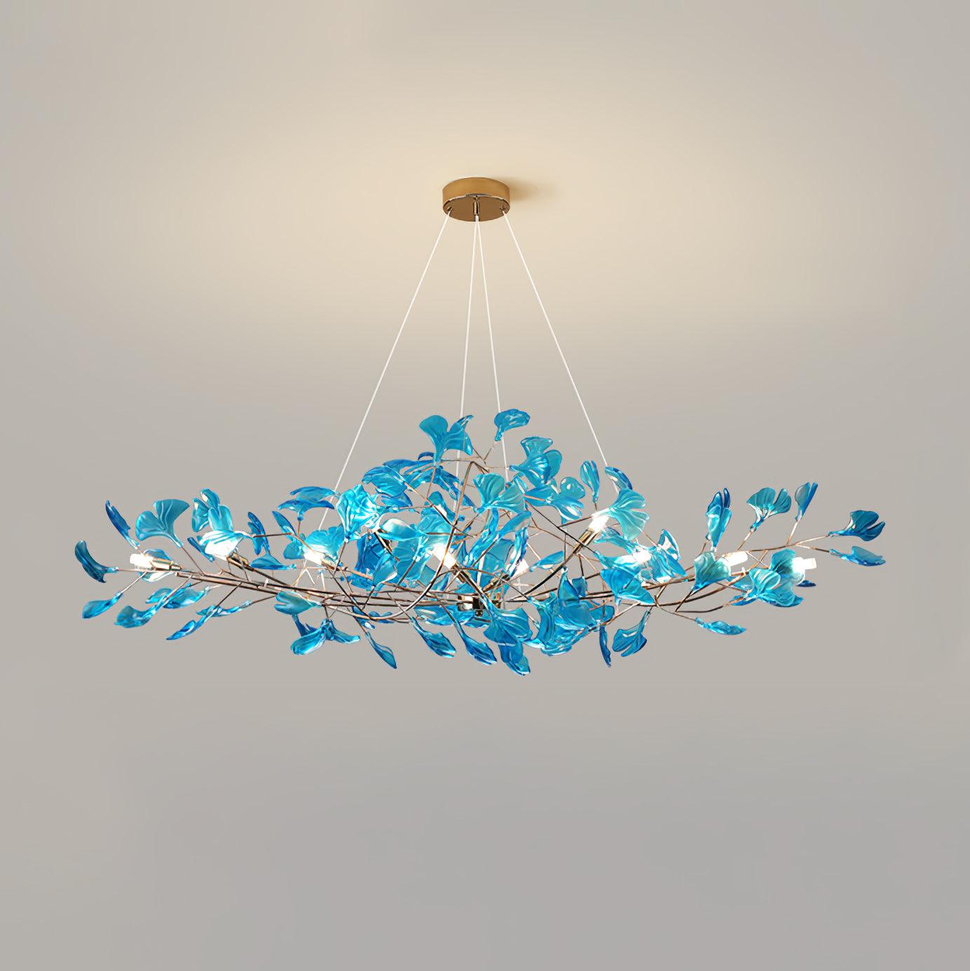 Olivia Lampadari in Acrilico a Forma di Ginkgo