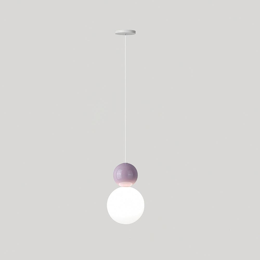 Acrylic Two Ball Pendant Light - Blowlighting