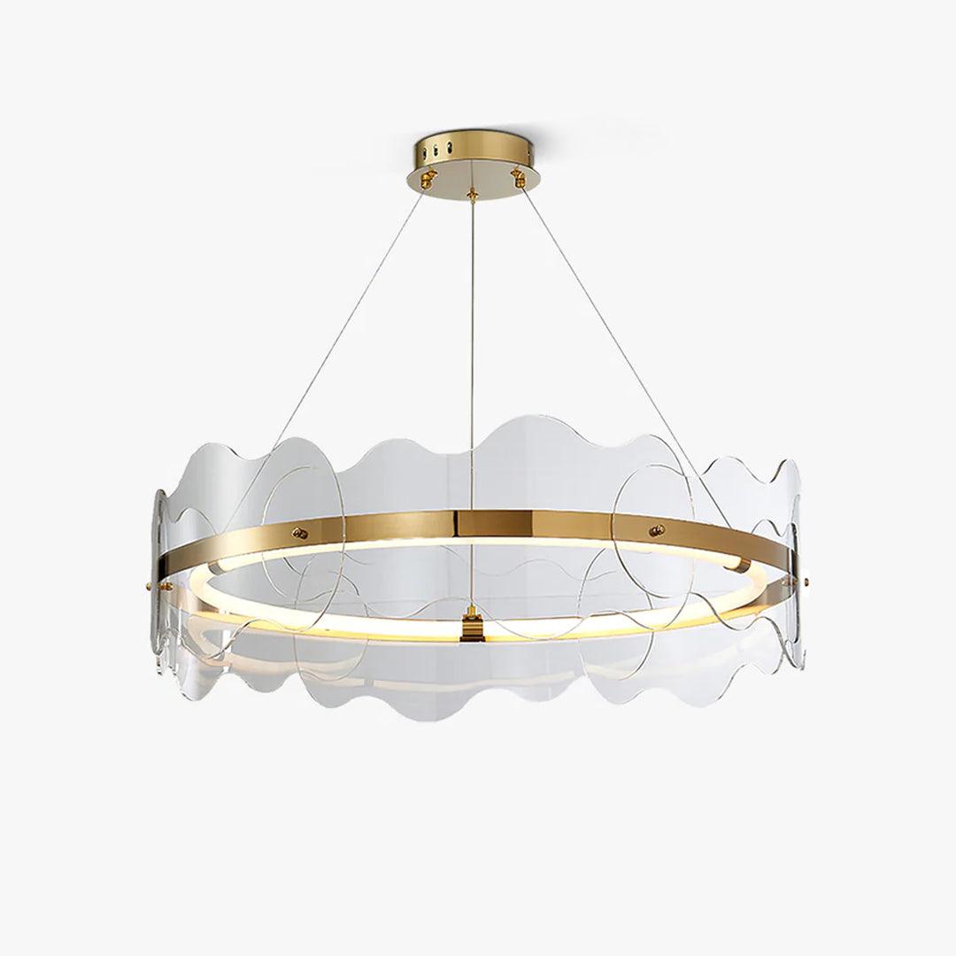 Acrylic Wave Chandelier - Blowlighting