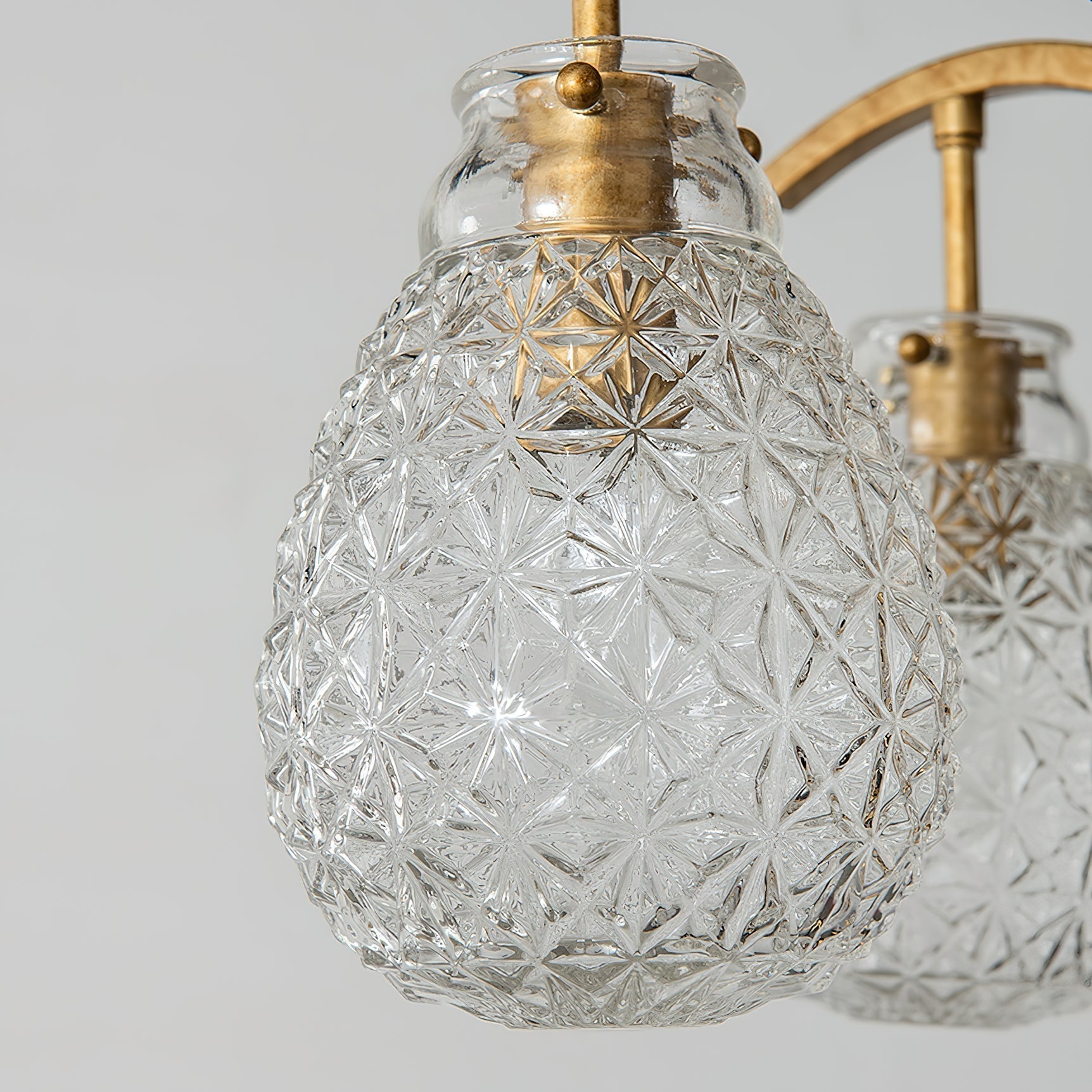 Adams Postmodern Luxury Glass Chandelier - Lamp Copper