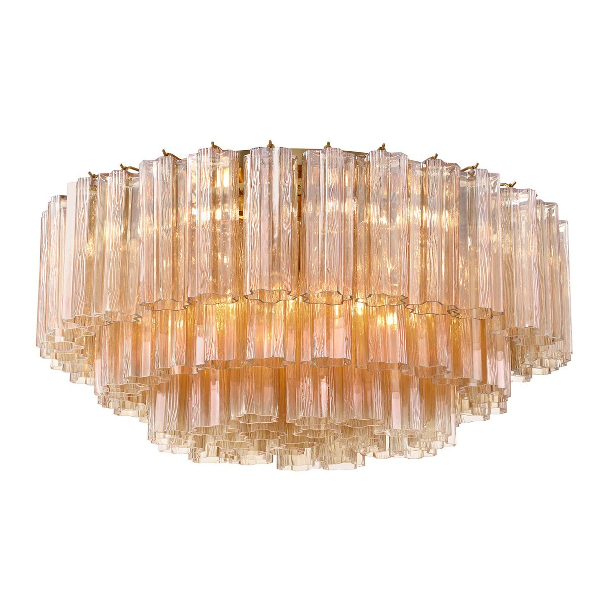 Aurora Ceiling Lamp Glass Tube Layered Amber - Neutralighting
