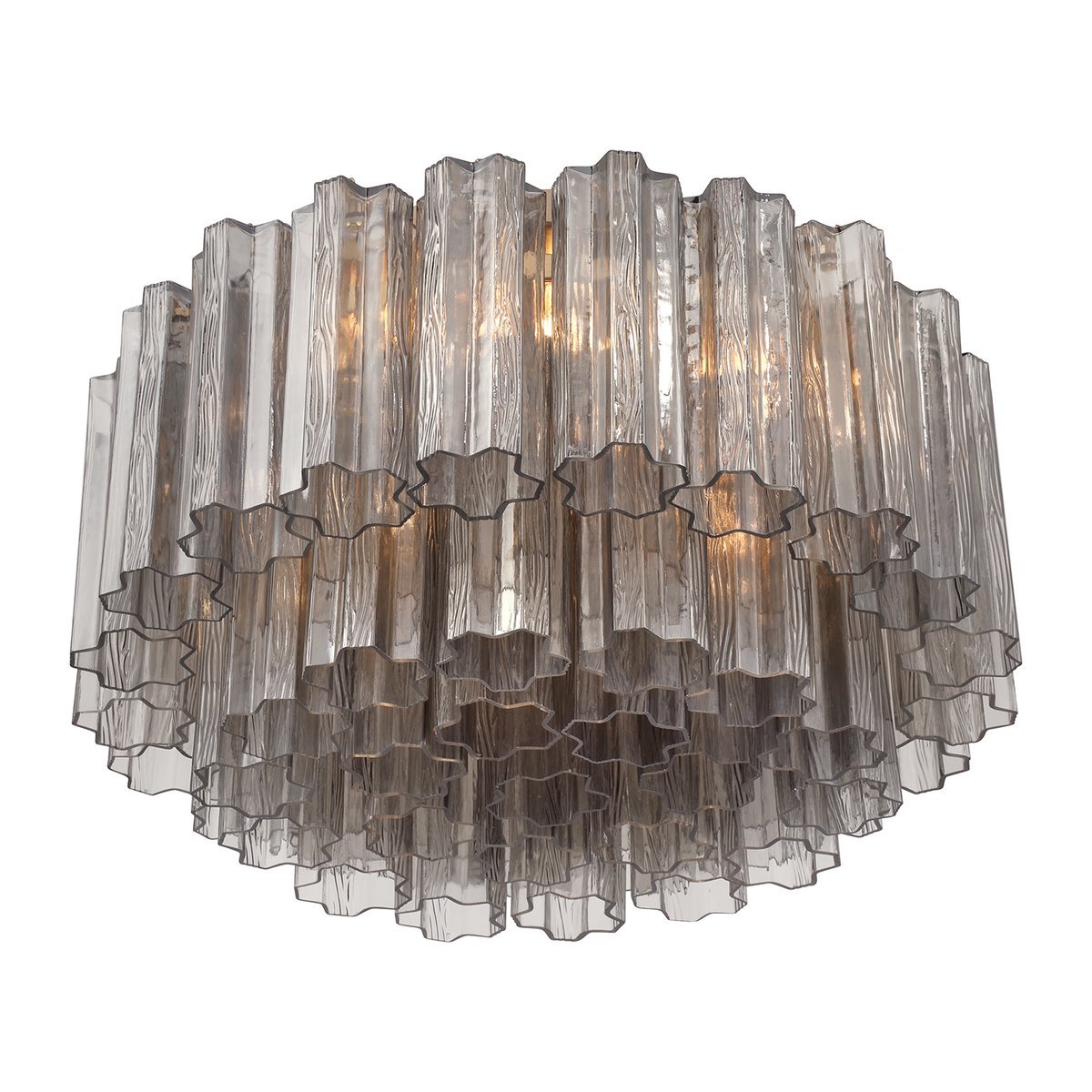 Aurora Ceiling Lamp Glass Tube Layered Amber - Neutralighting