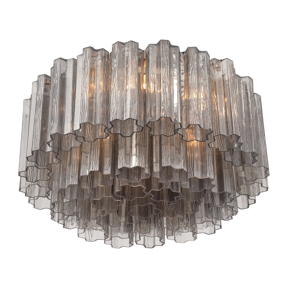 Aurora Ceiling Lamp Glass Tube Layered Amber - Neutralighting