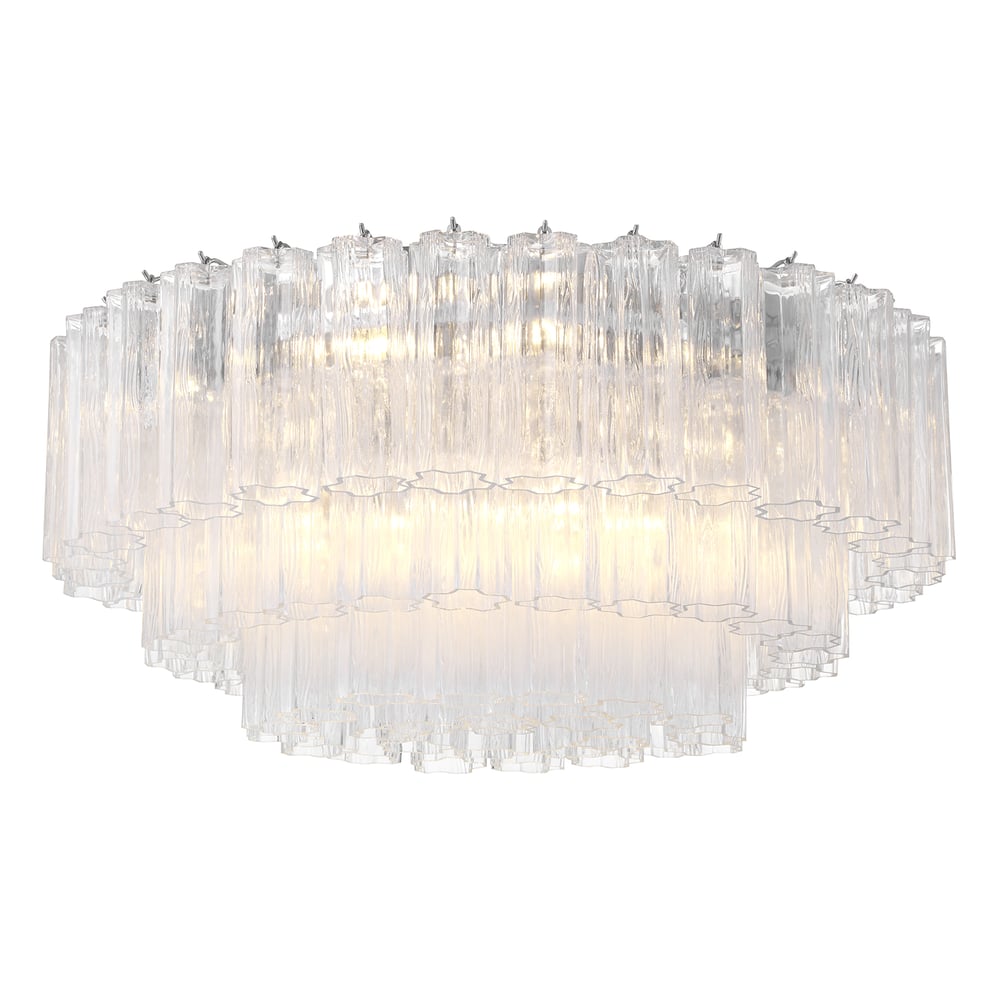 Aurora Ceiling Lamp Glass Tube Layered Amber - Neutralighting