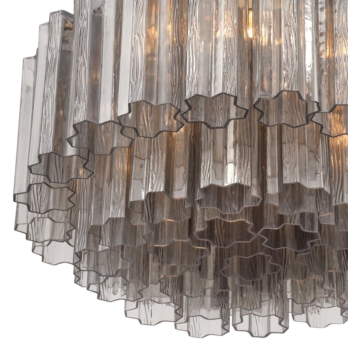 Aurora Ceiling Lamp Glass Tube Layered Amber - Neutralighting