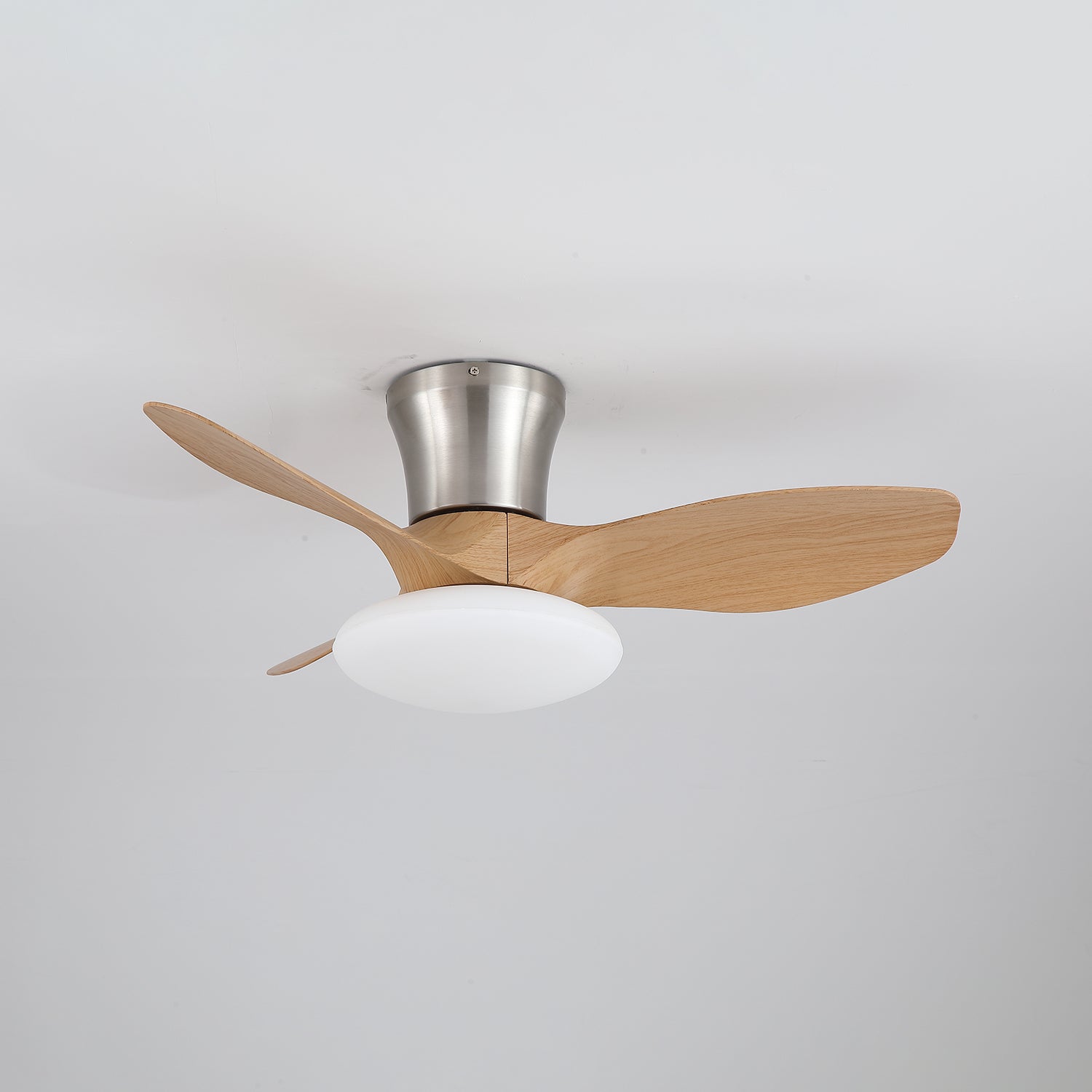 Velora Ventilatore da Soffitto Moderno in Legno con Luce