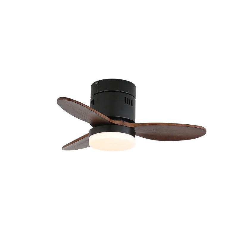 Ventilatore da Soffitto con Luce Eris Minimalista in Legno