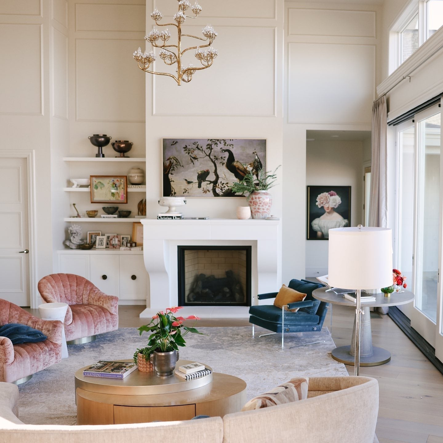 Agave Postmodern Luxury Americana Crystal Chandelier - Lamp Copper