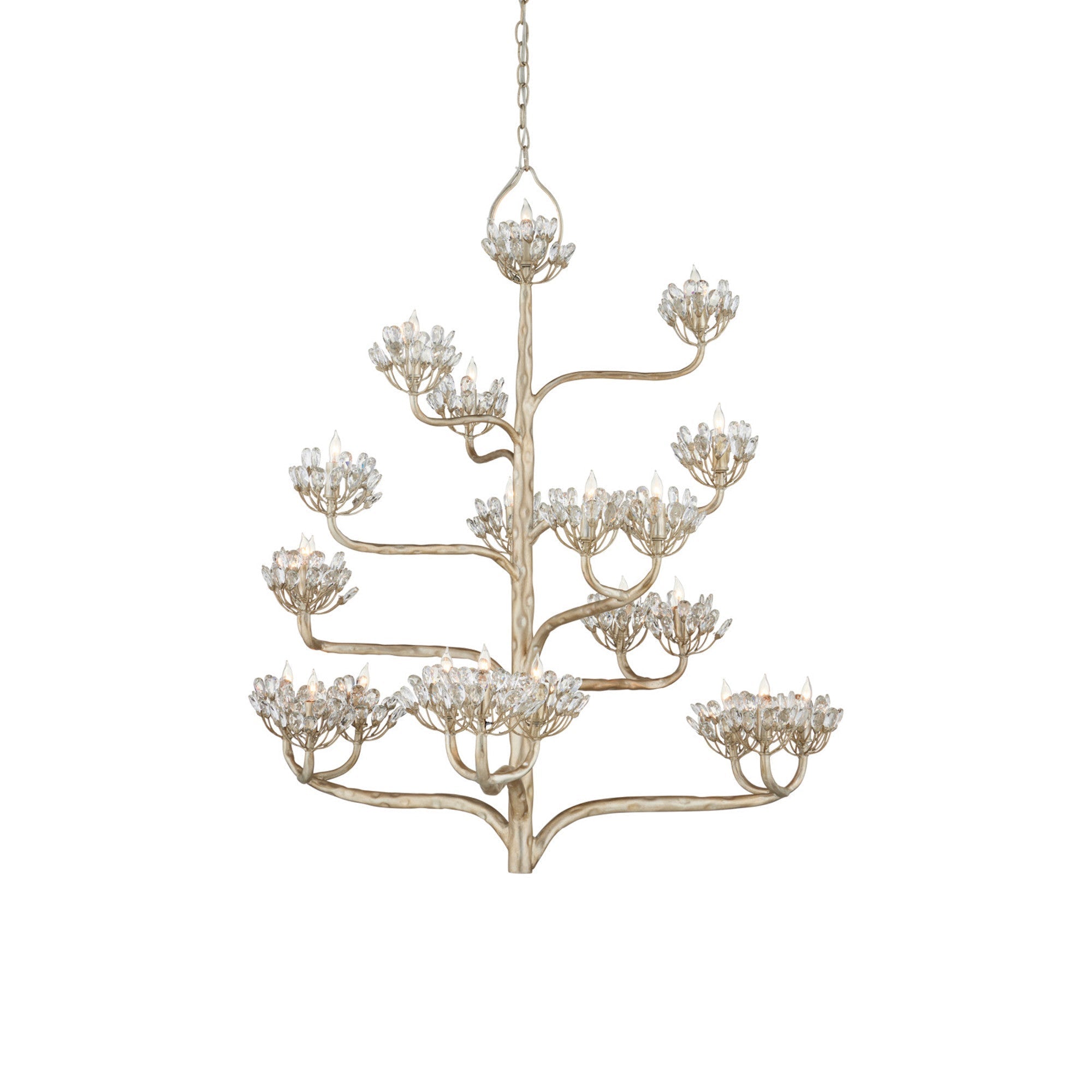 Agave Postmodern Luxury Americana Crystal Chandelier - Lamp Copper
