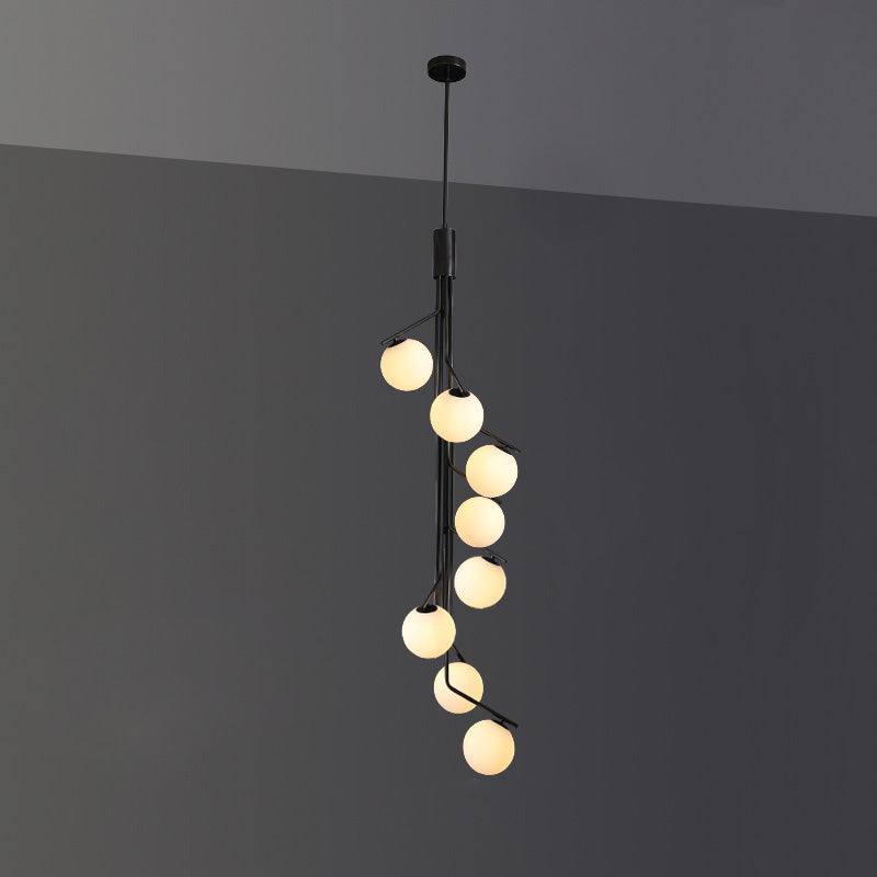 Ageet Modern Minimalist Glass Pendant Light - Lamp Copper