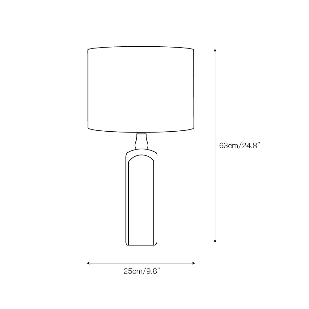 Aisling Table Lamp - Lamp Copper