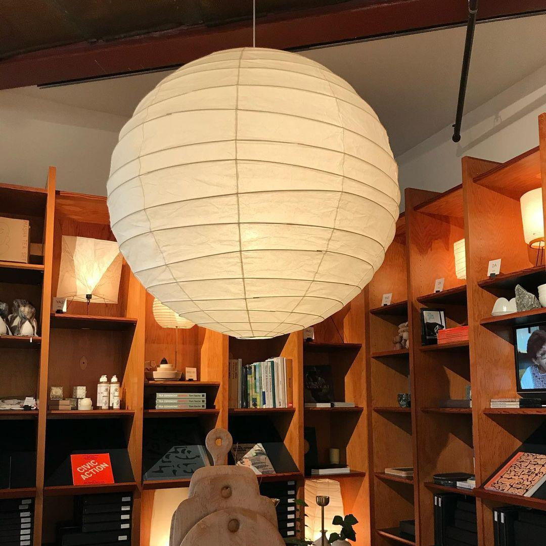 Ritta Lampada a Sospensione Globo di Carta Giapponese