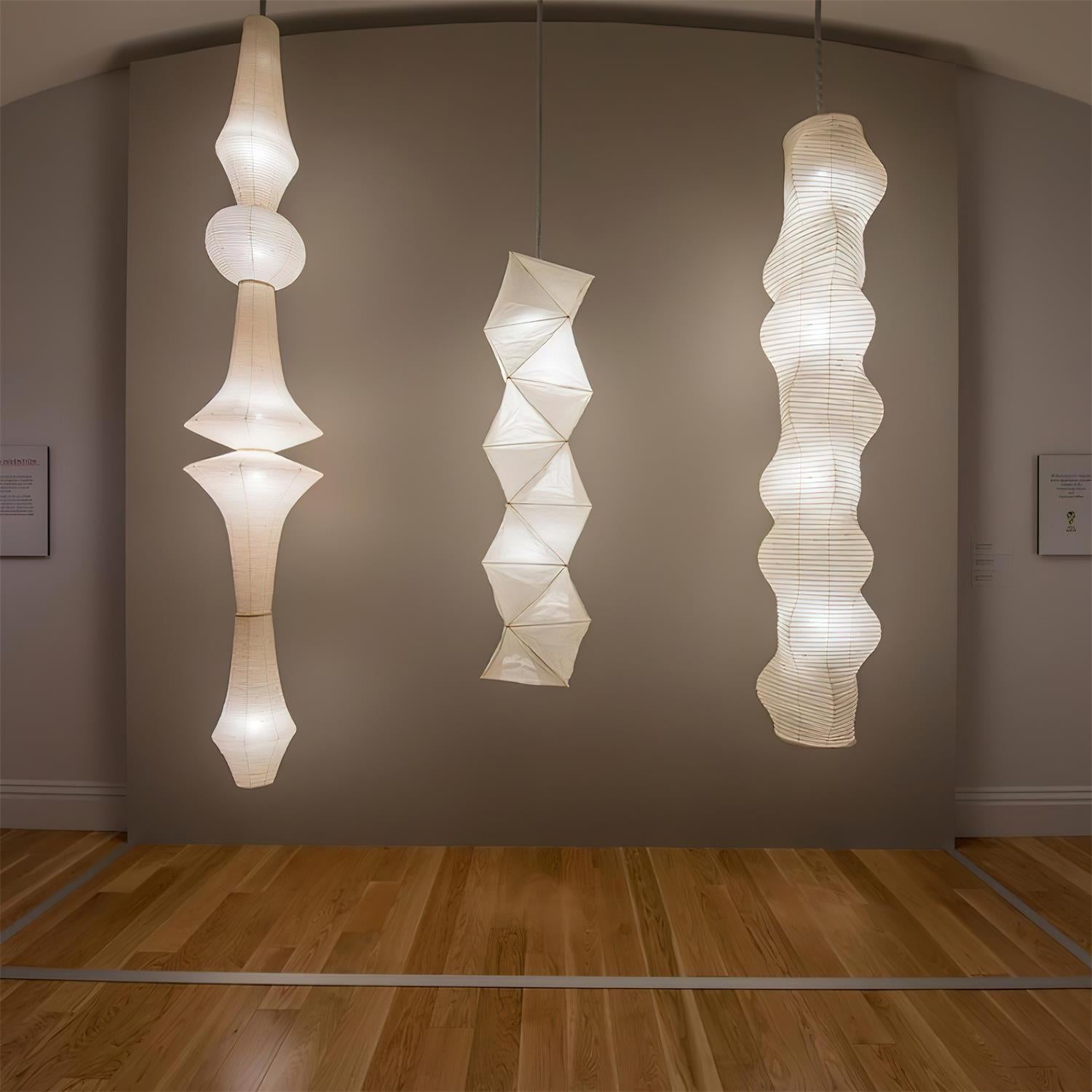 Zyora Sculptural Paper Pendant Lamp - Letslighting