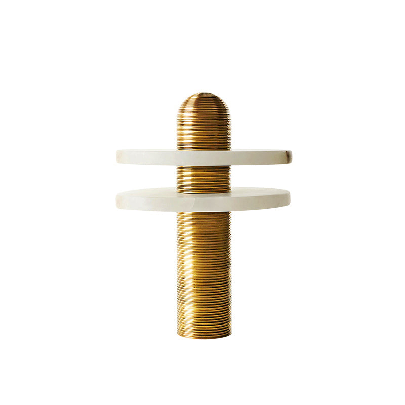 Alabaster Comet Table Lamp - Lamp Copper