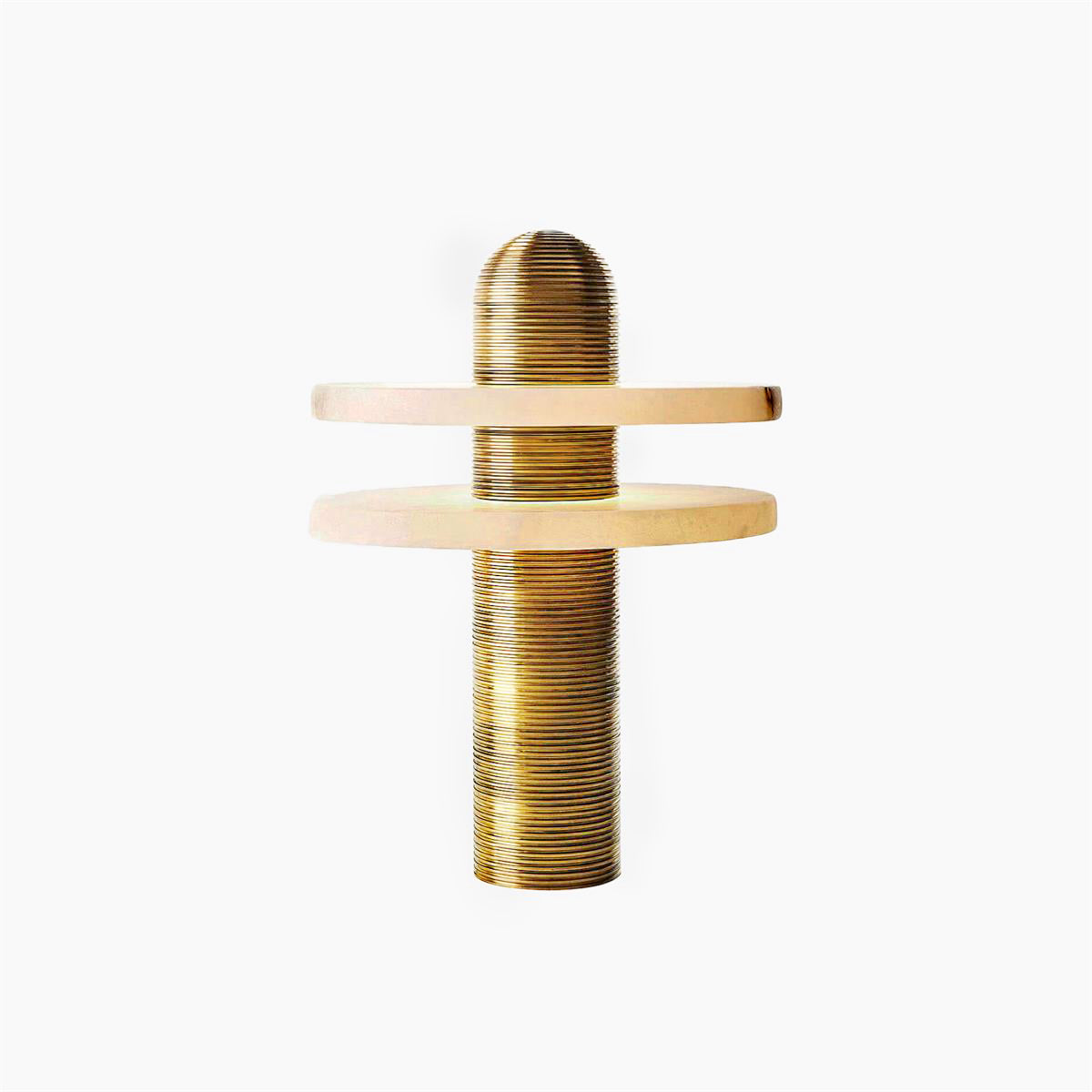 Alabaster Comet Table Lamp - Lamp Copper