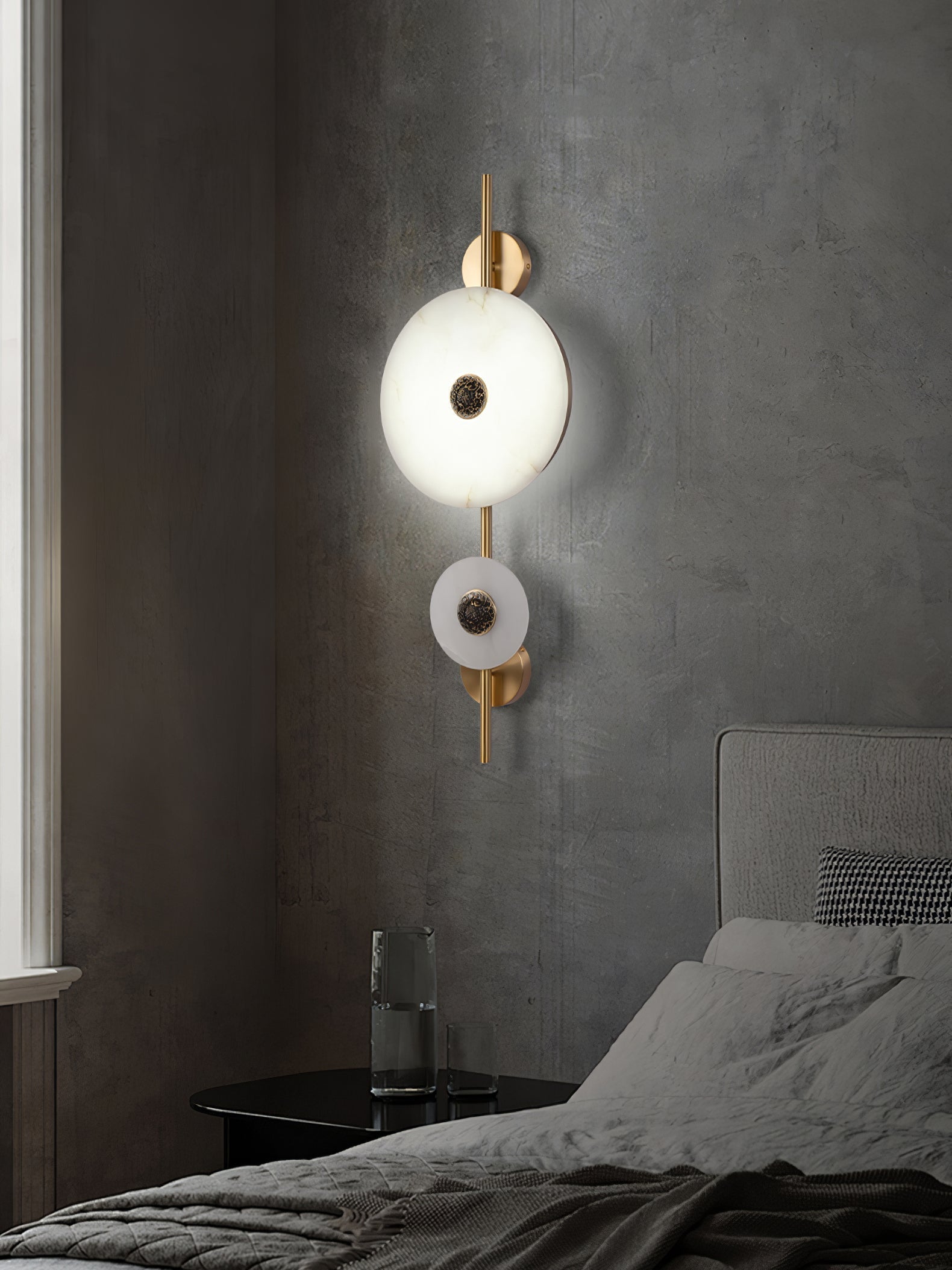 Evadne Alabaster Wall Lamp - Neutralighting