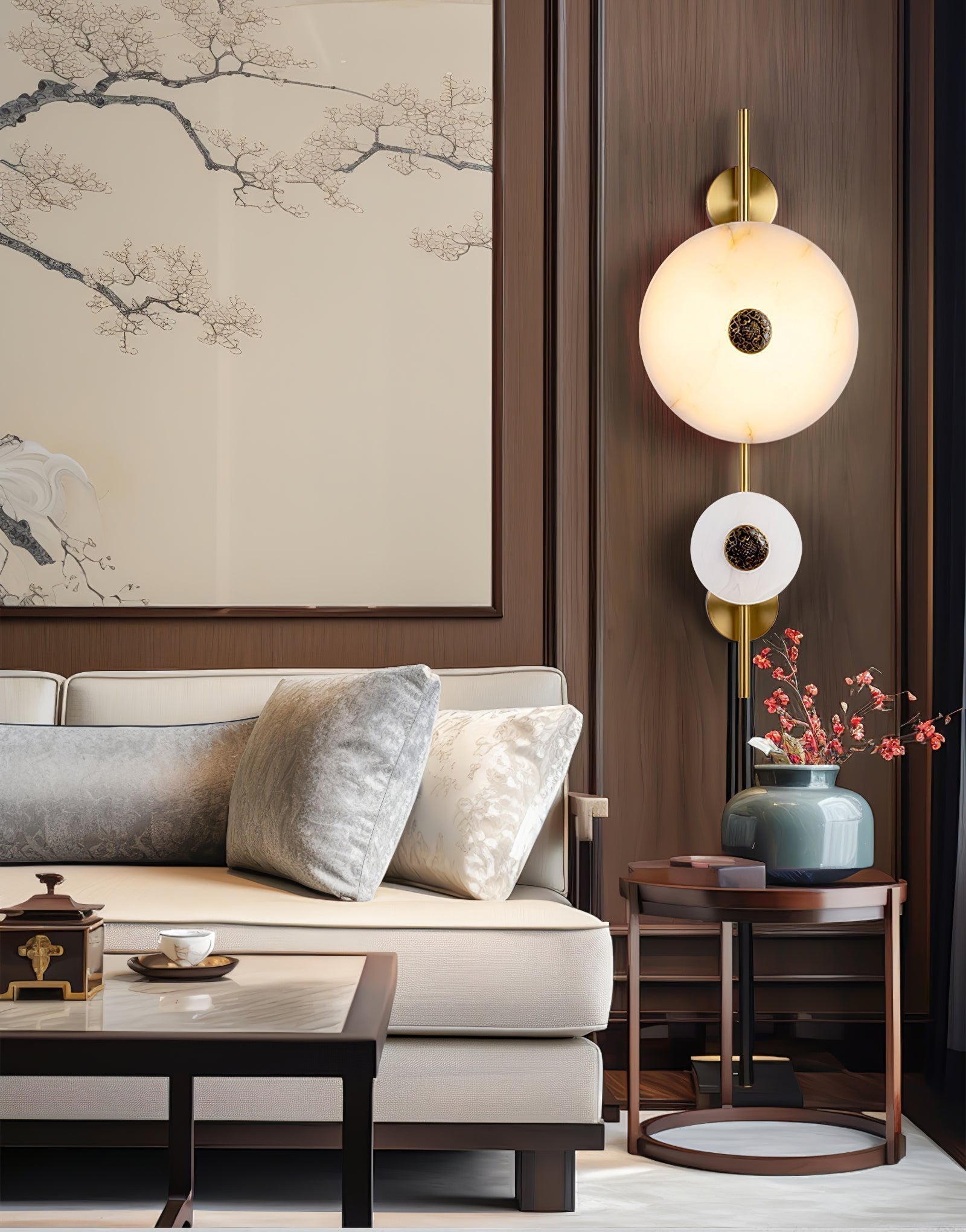 Evadne Alabaster Wall Lamp - Neutralighting