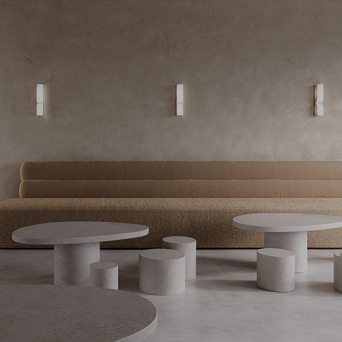 Lunaris Alabaster Rectangular Wall Lamp - Neutralighting