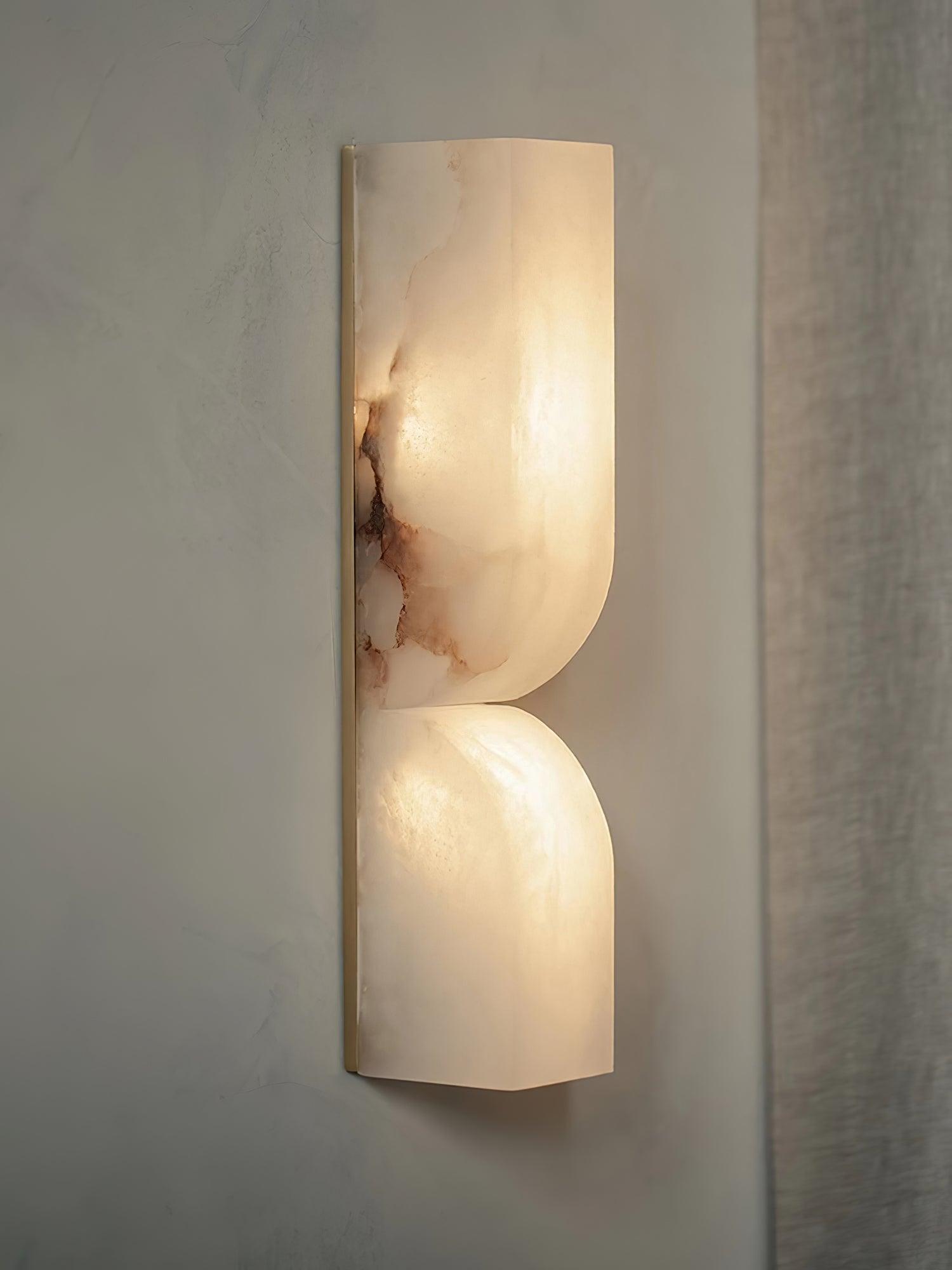 Lunaris Alabaster Rectangular Wall Lamp - Neutralighting