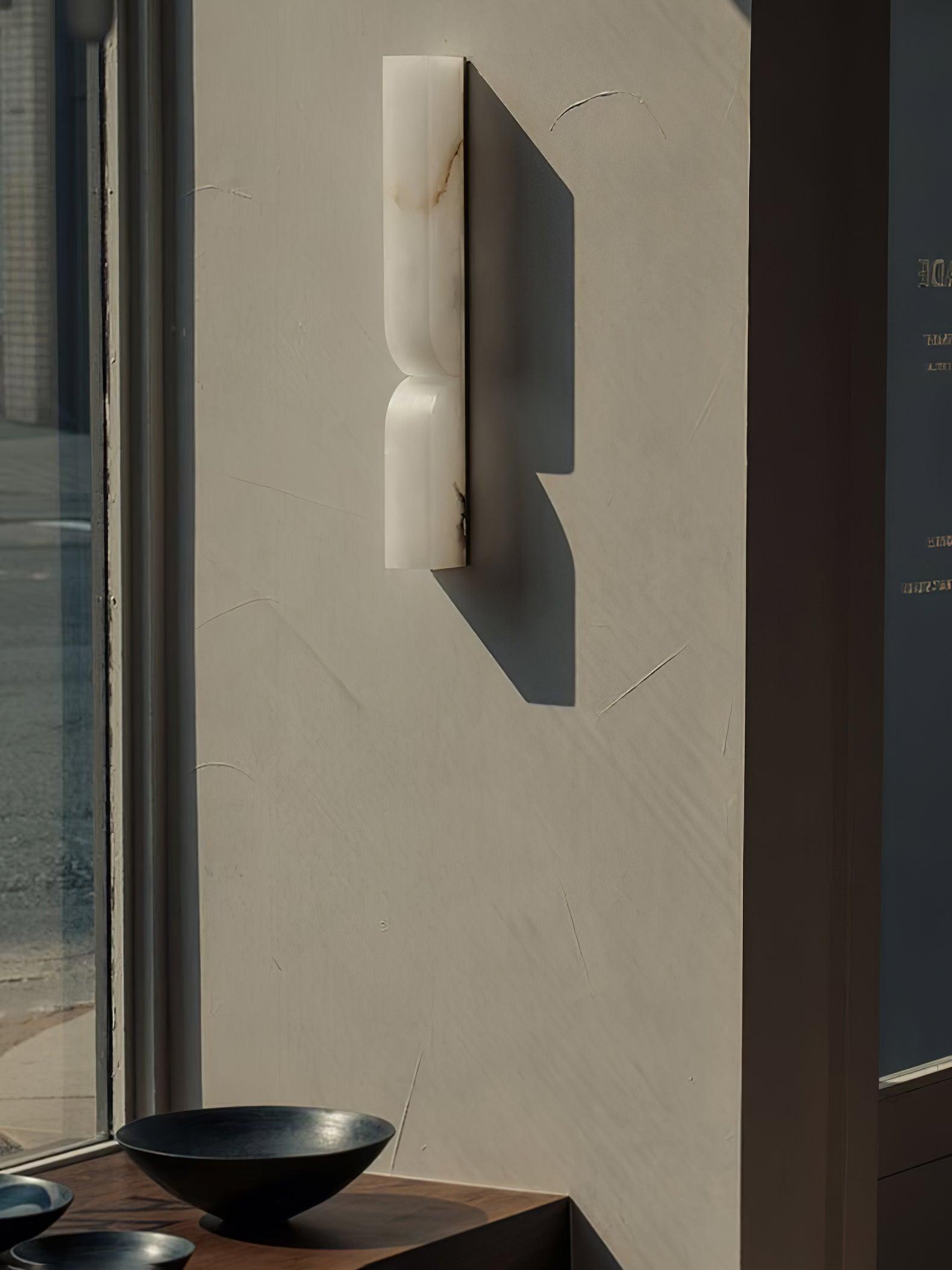 Lunaris Alabaster Rectangular Wall Lamp - Neutralighting