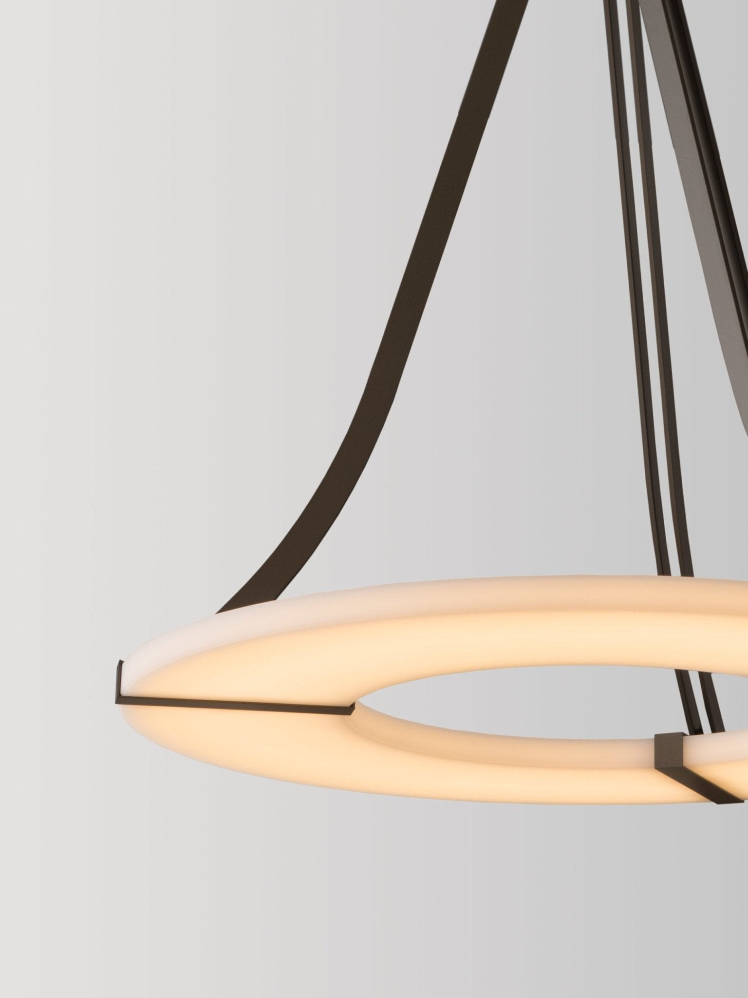 Althea Alabaster Ring Pendant Light Chandelier - Neutralighting