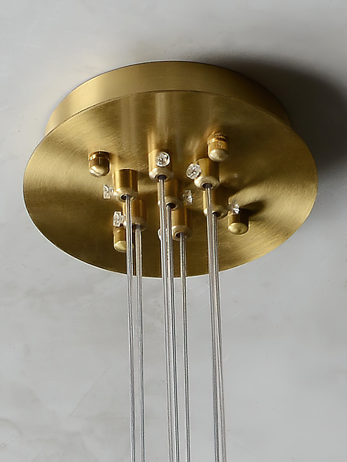 Norduvyd Individual Creativity Lunar Metal Chandelier - Lamp Copper