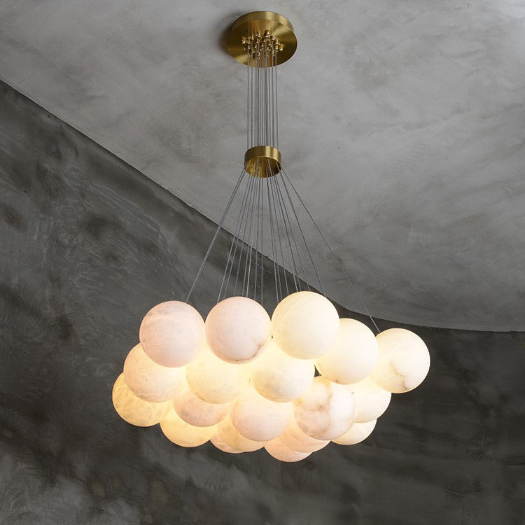 Norduvyd Individual Creativity Lunar Metal Chandelier - Lamp Copper