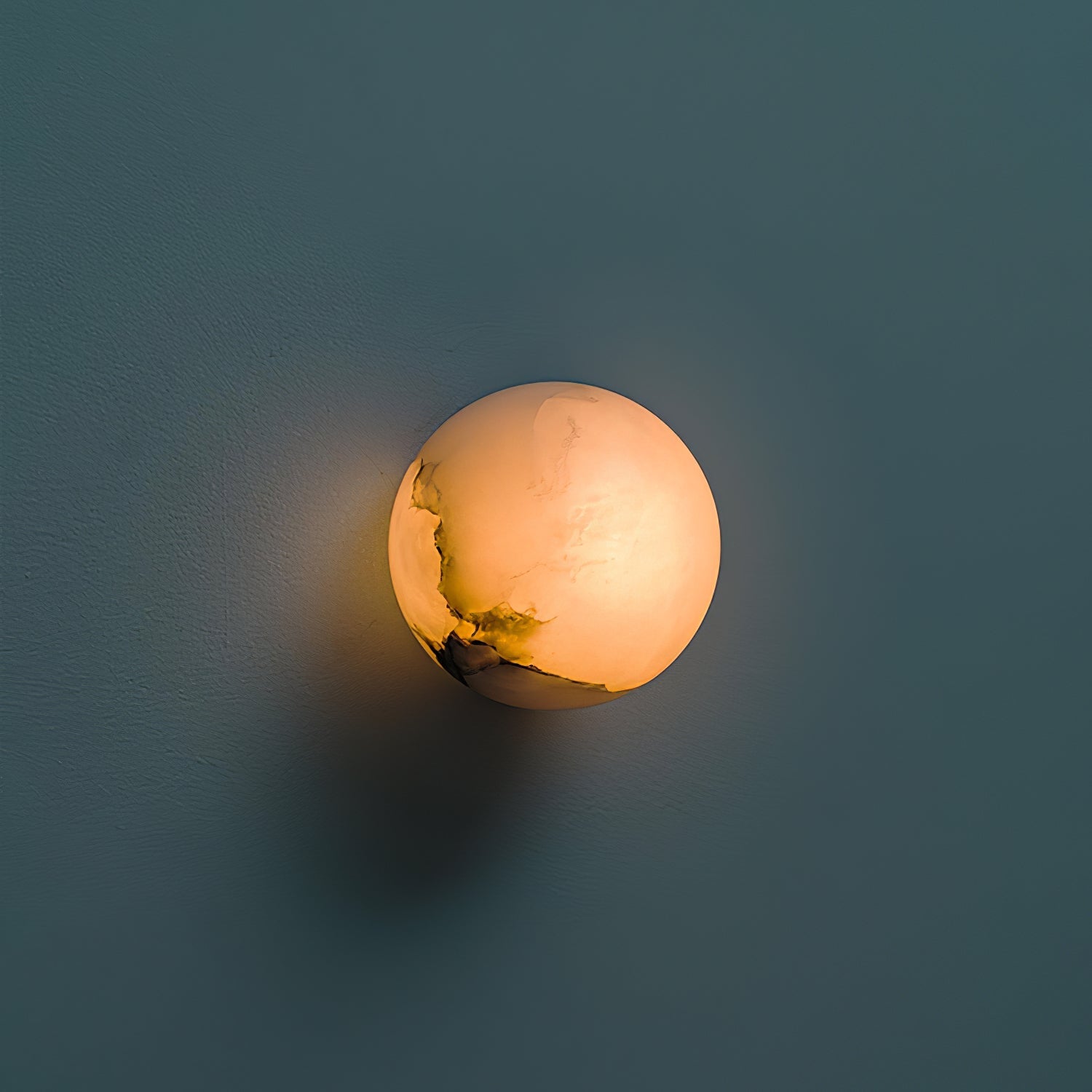 Kristy Lampada da Parete Mini Orb in Alabastro