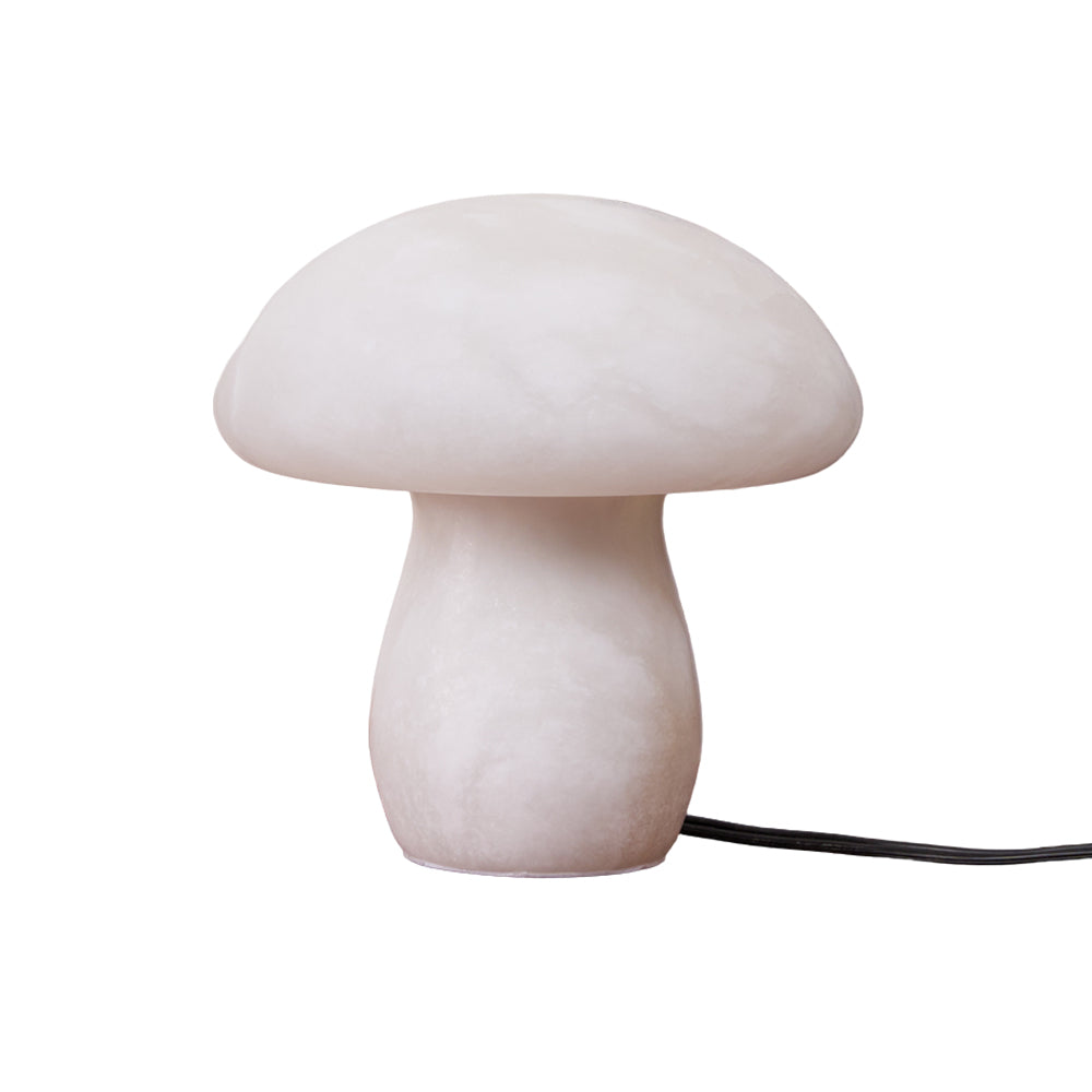 Alabaster Mushroom Table Lamp - Lamp Copper