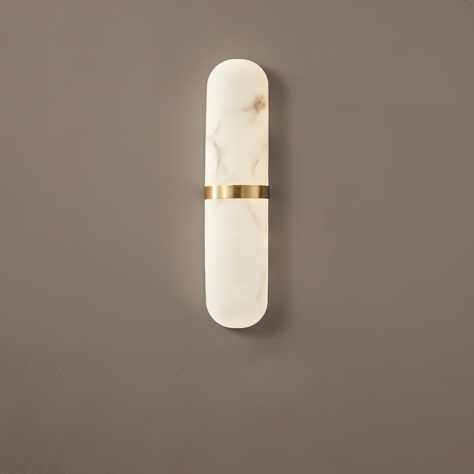 Ostruvyd Luxury Pill Alabaster Wall Lamp - Lamp Copper