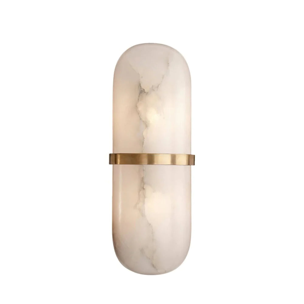 Ostruvyd Luxury Pill Alabaster Wall Lamp - Lamp Copper