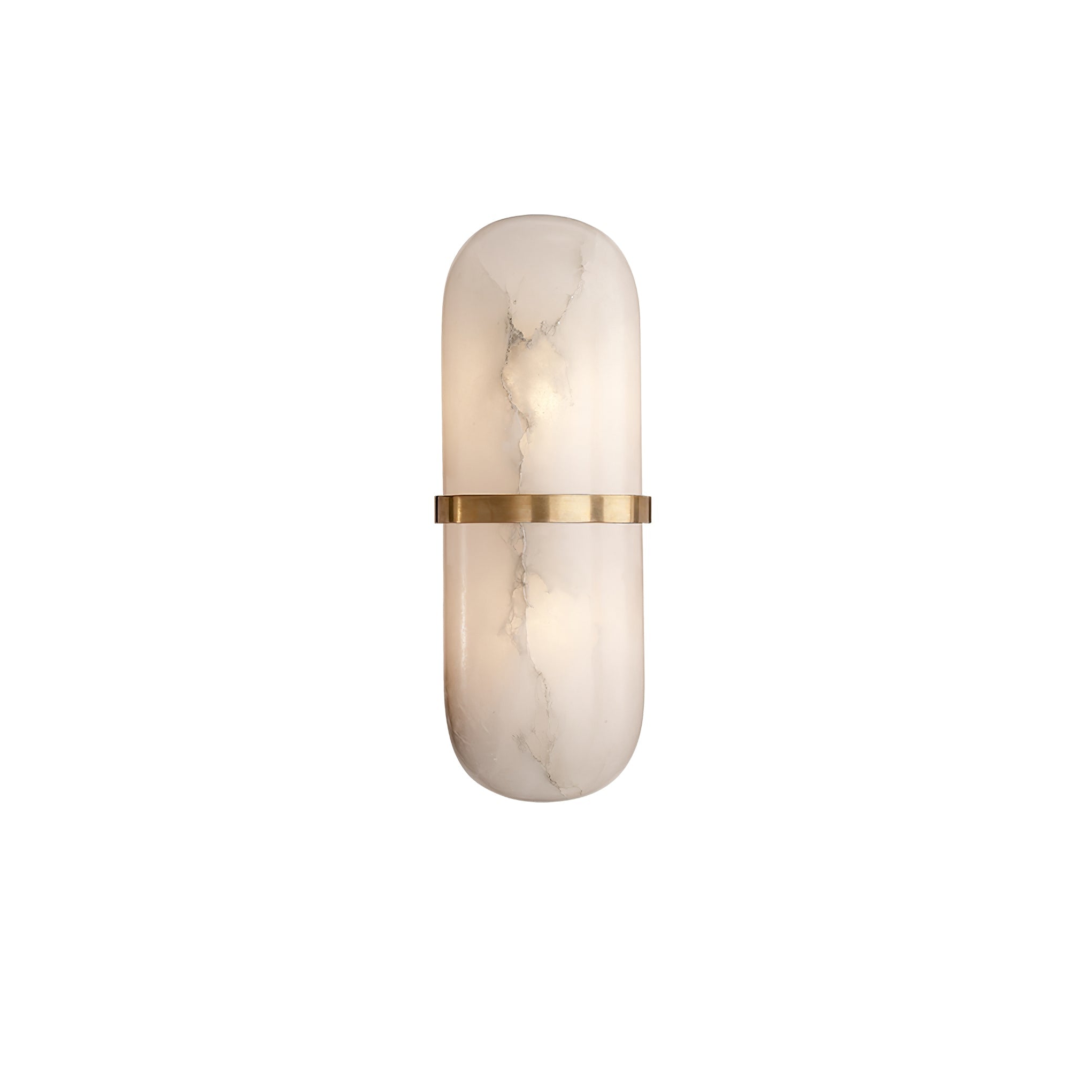 Ostruvyd Luxury Pill Alabaster Wall Lamp - Lamp Copper