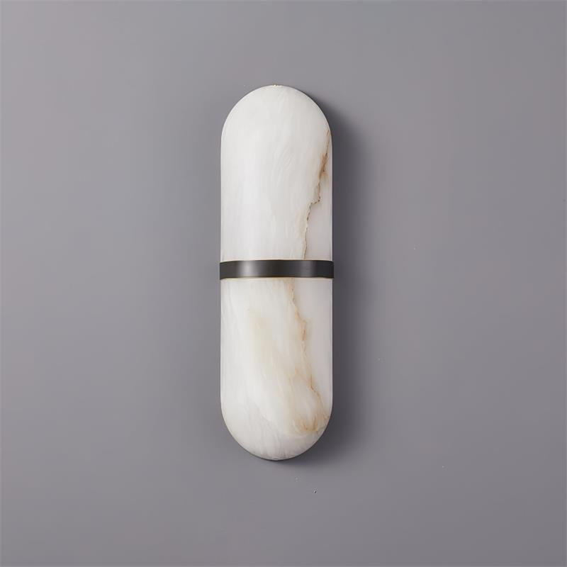 Ostruvyd Luxury Pill Alabaster Wall Lamp - Lamp Copper