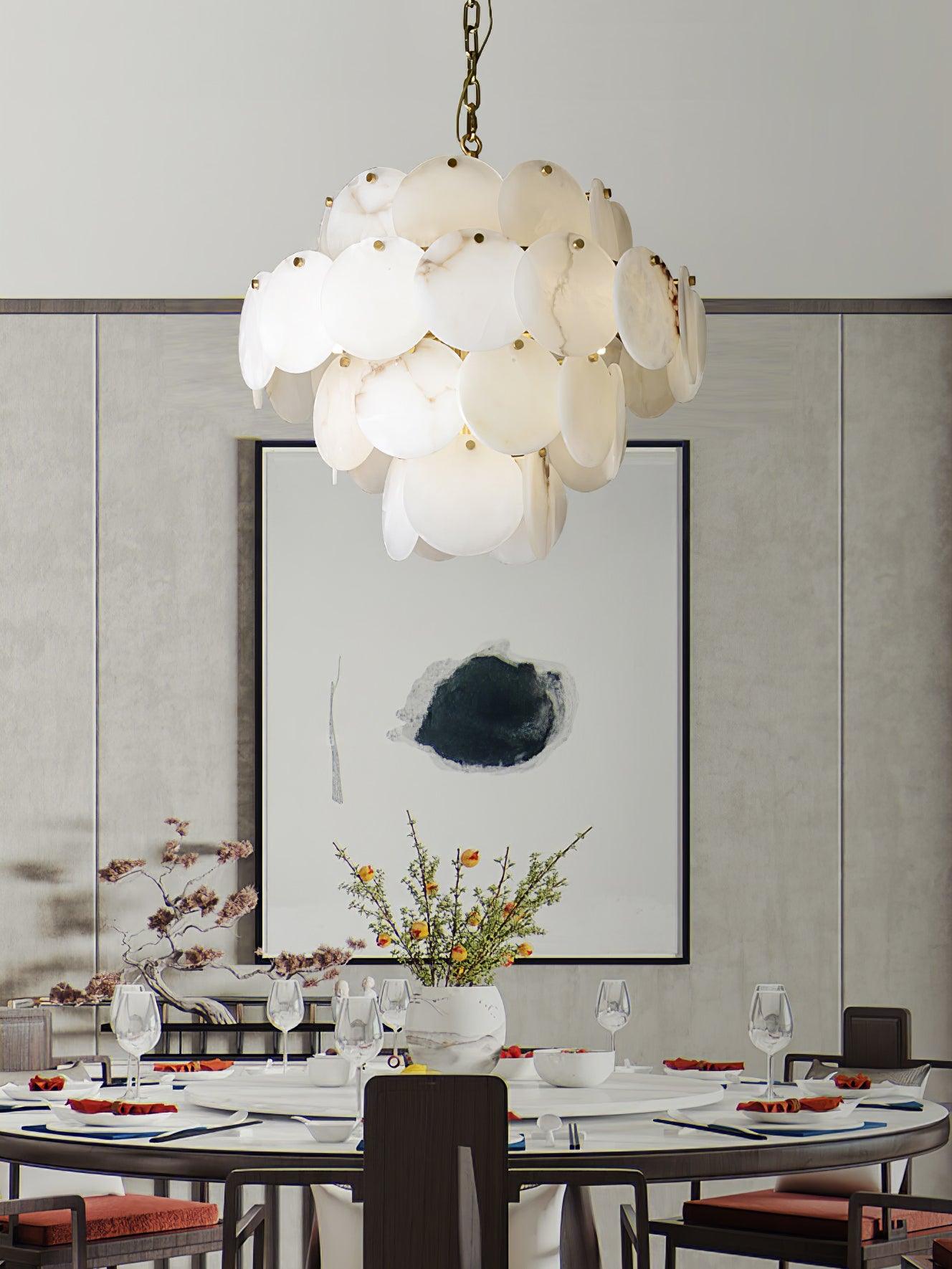 Ulorir Alabaster Chandelier - Neutralighting