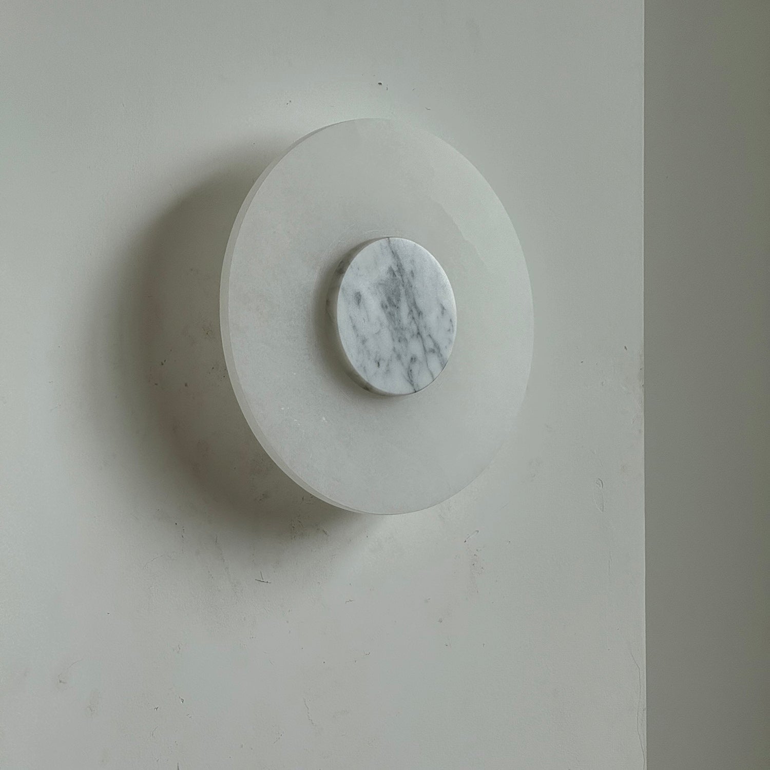 Rauduvyi Modern Minimalist Alabaster Wall Lamp - Lamp Copper