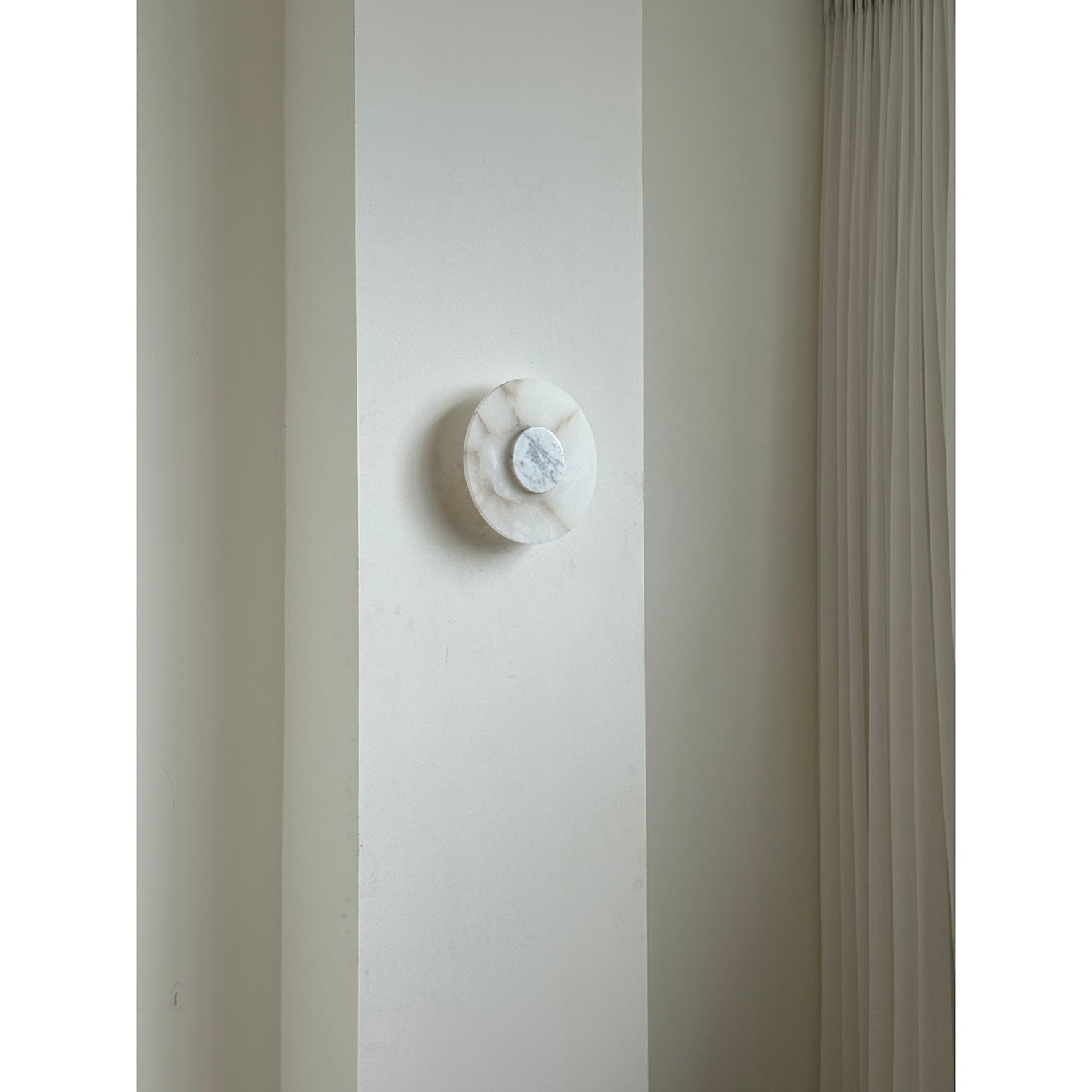 Rauduvyi Modern Minimalist Alabaster Wall Lamp - Lamp Copper