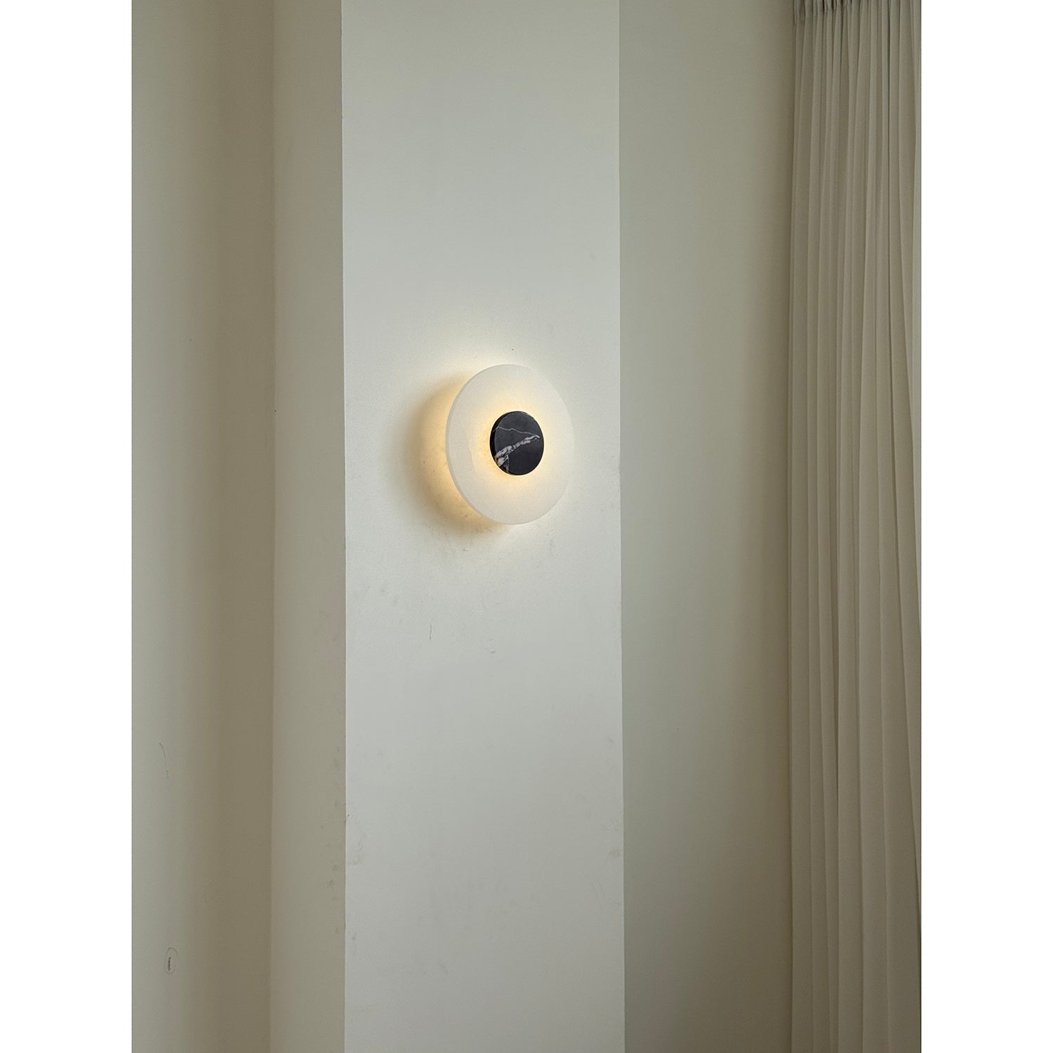Rauduvyi Modern Minimalist Alabaster Wall Lamp - Lamp Copper