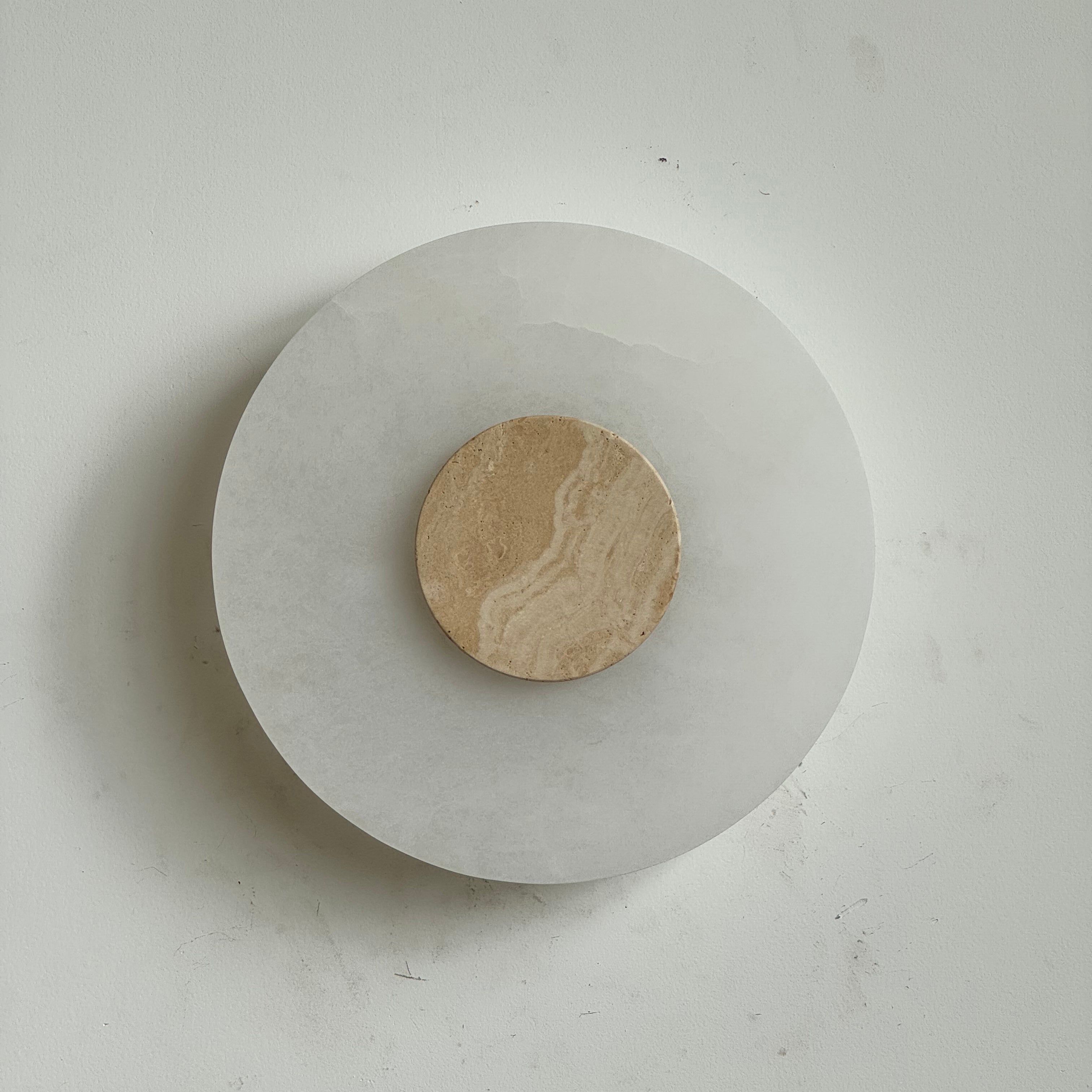 Rauduvyi Modern Minimalist Alabaster Wall Lamp - Lamp Copper