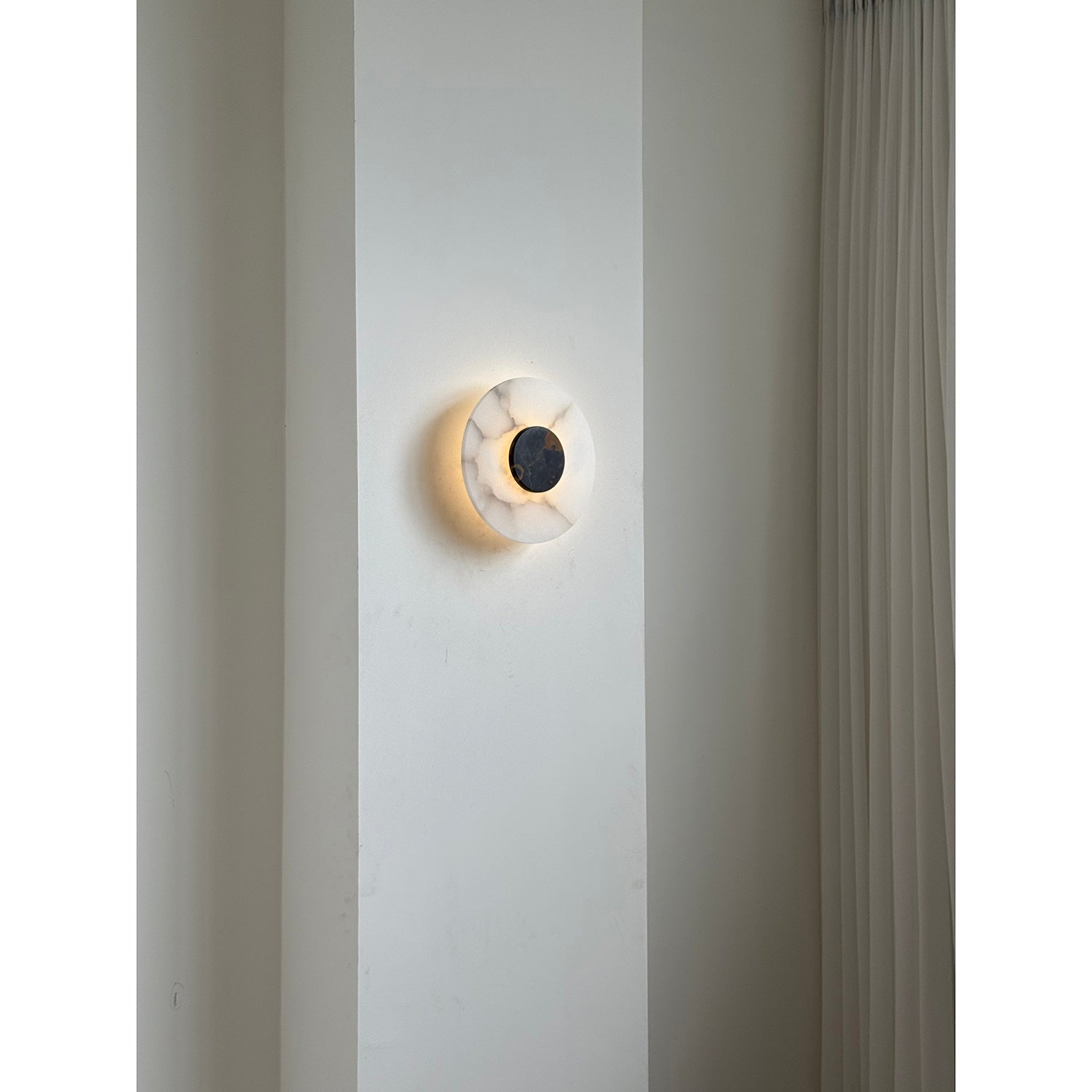 Rauduvyi Modern Minimalist Alabaster Wall Lamp - Lamp Copper