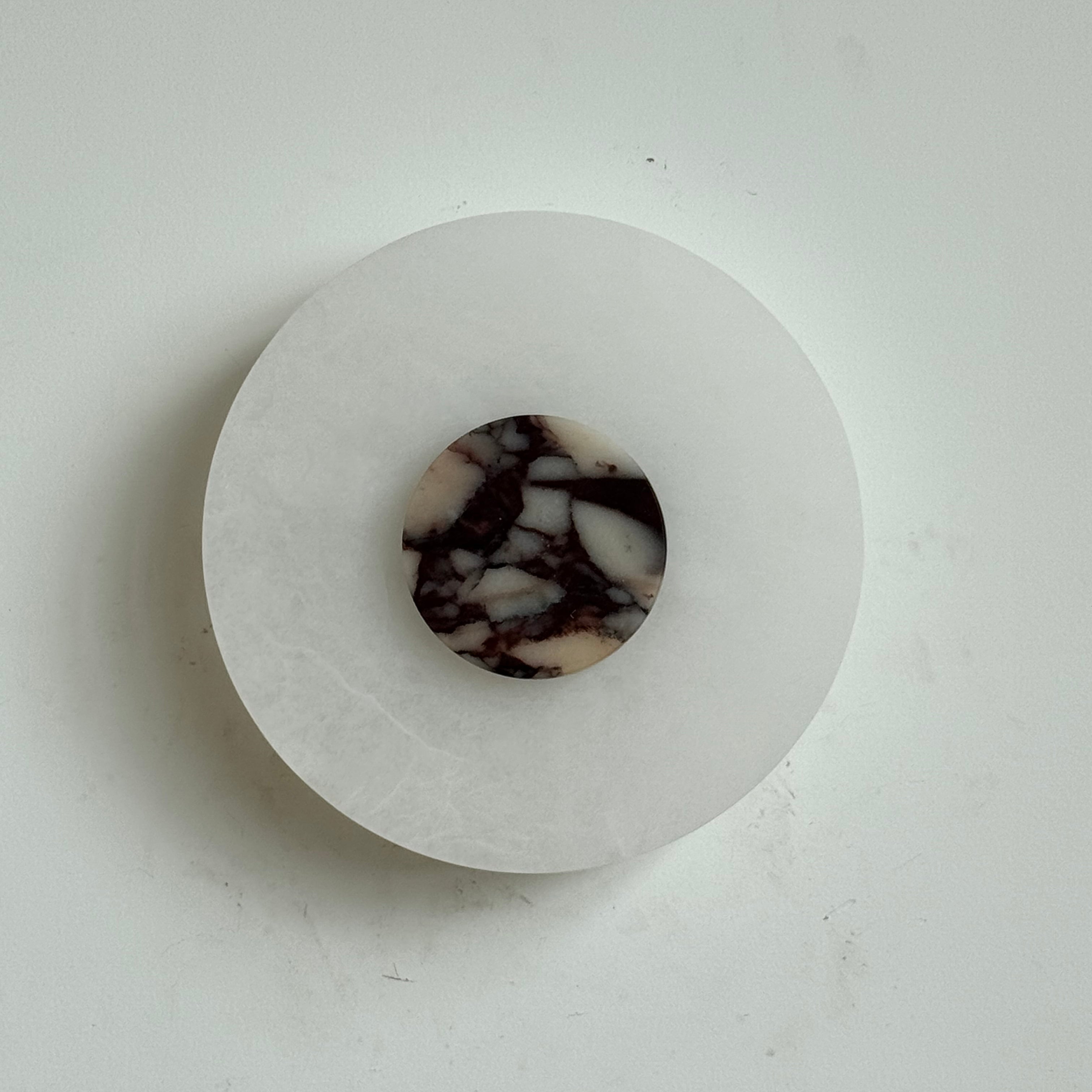 Rauduvyi Modern Minimalist Alabaster Wall Lamp - Lamp Copper