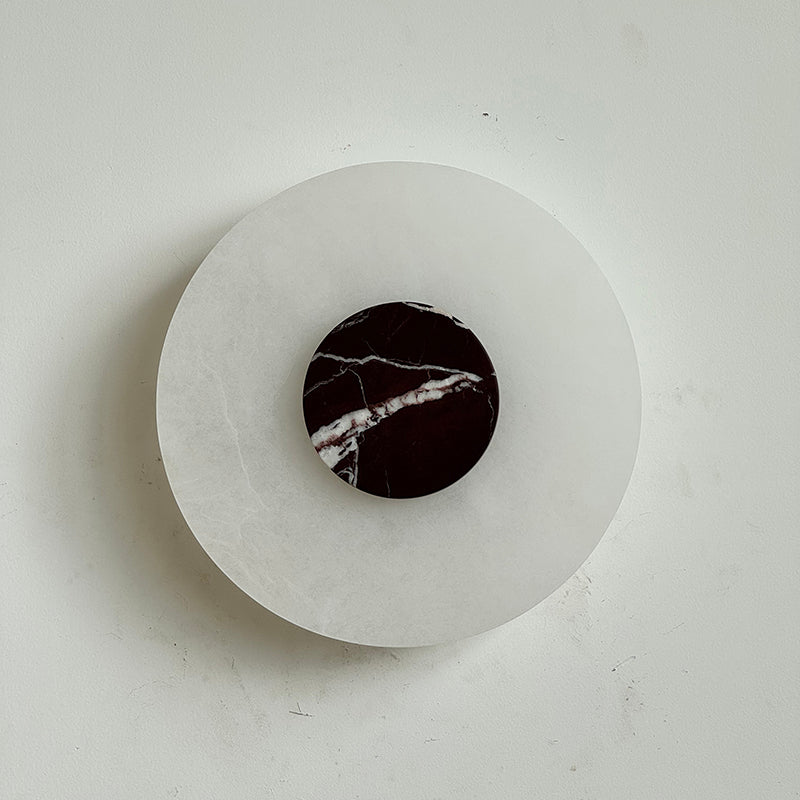 Rauduvyi Modern Minimalist Alabaster Wall Lamp - Lamp Copper