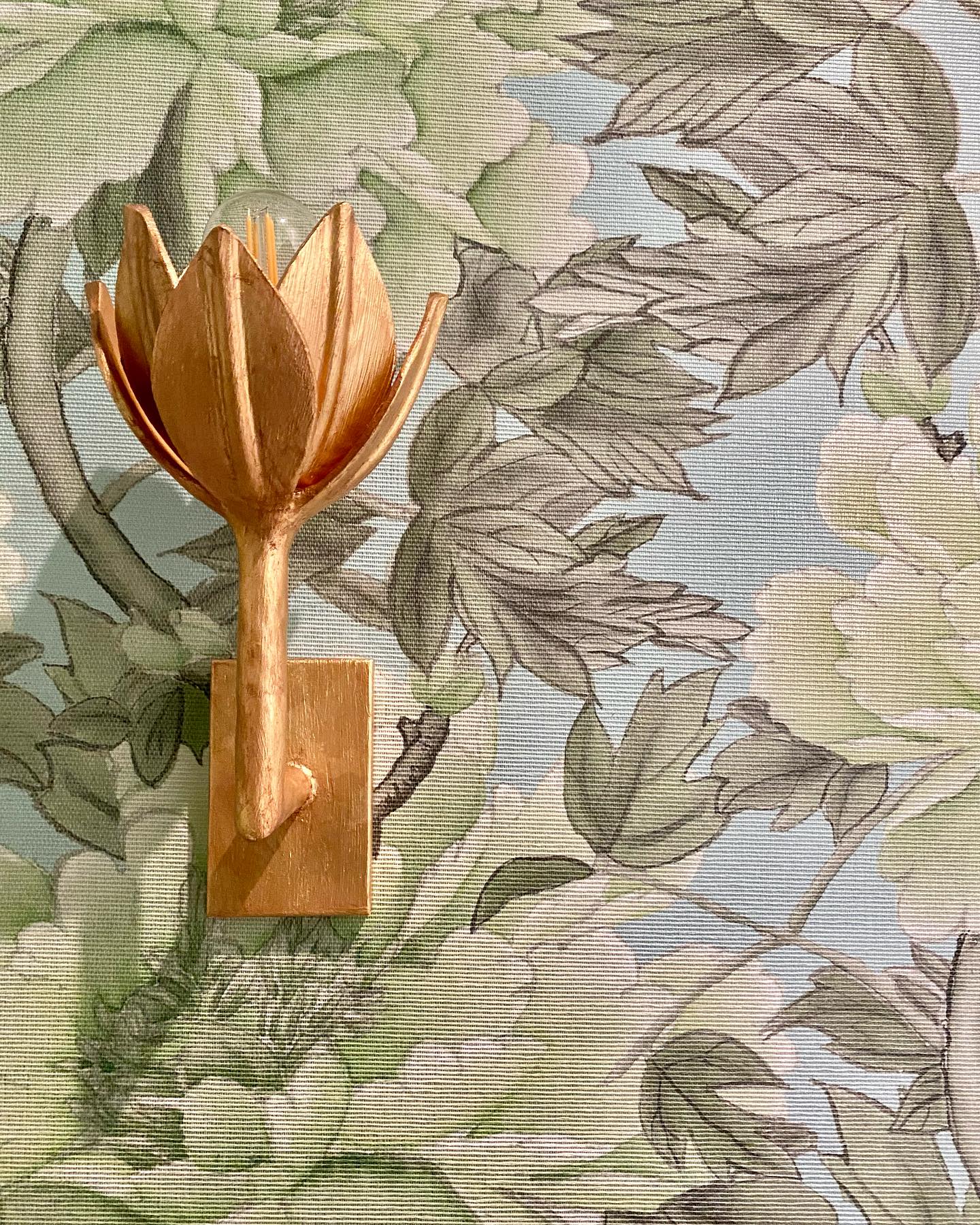 Ulfuvyn Modern Minimalist Brass Wall Lamp - Lamp Copper