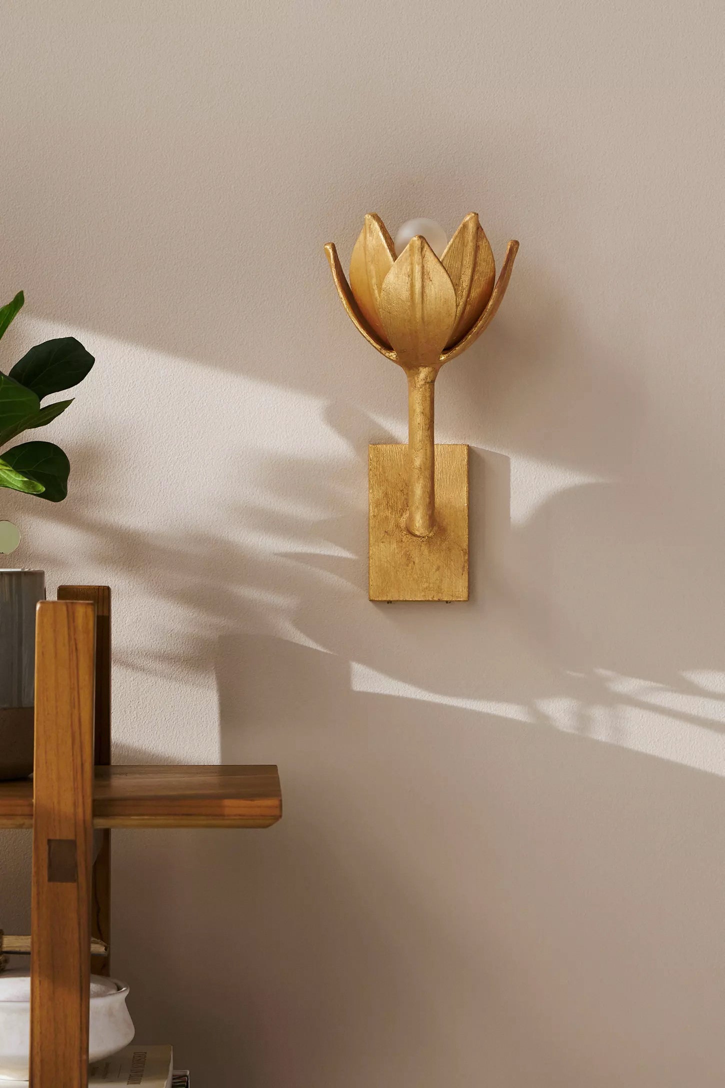 Ulfuvyn Modern Minimalist Brass Wall Lamp - Lamp Copper