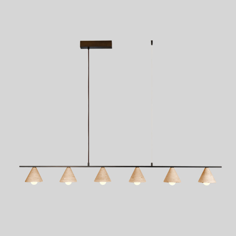 Ulfuvyi Modern Minimalist Travertine Pendant Lamp - Lamp Copper