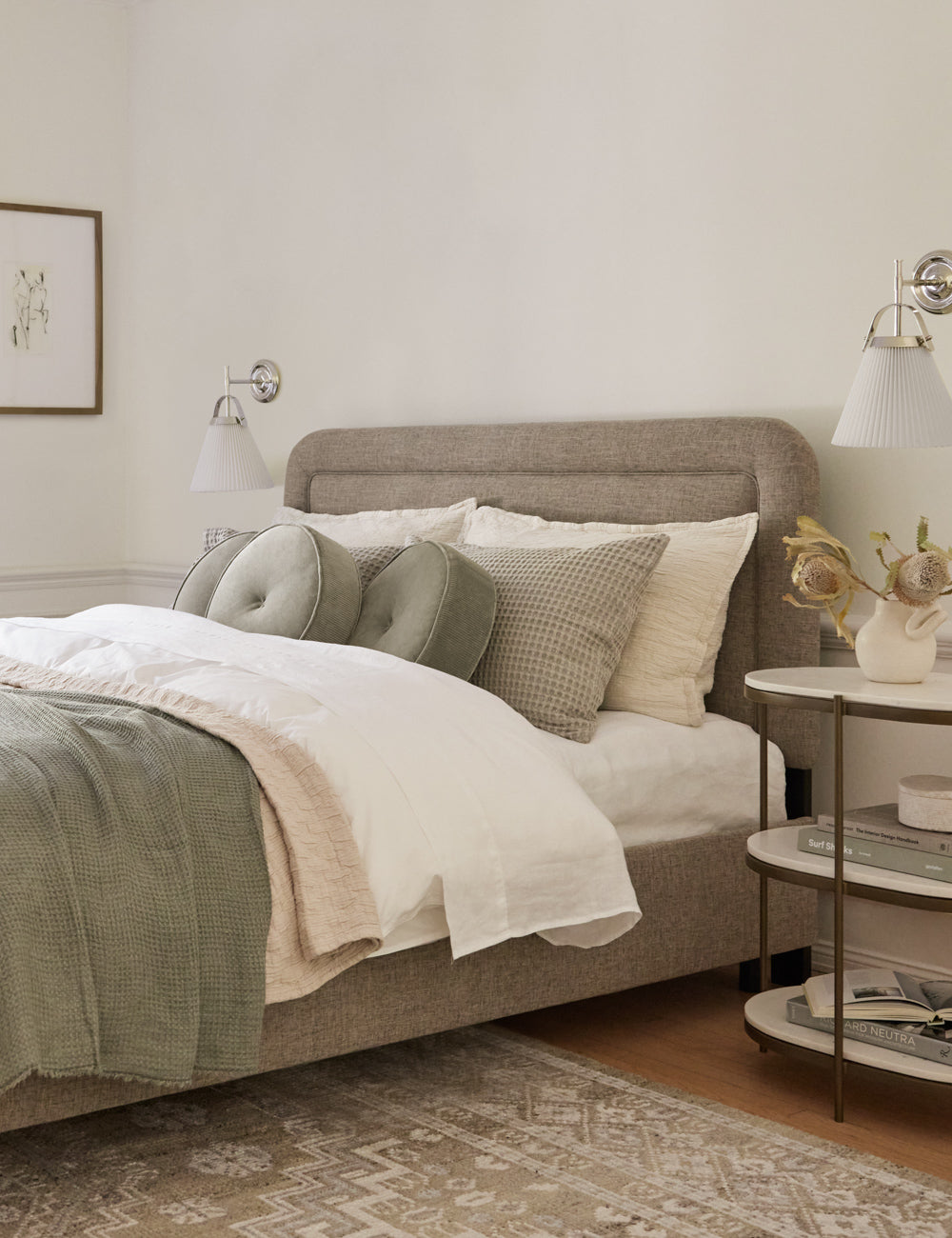 Pure Premium Elegance Pleated Brass Fabric Wall Lamp - Lamp Copper