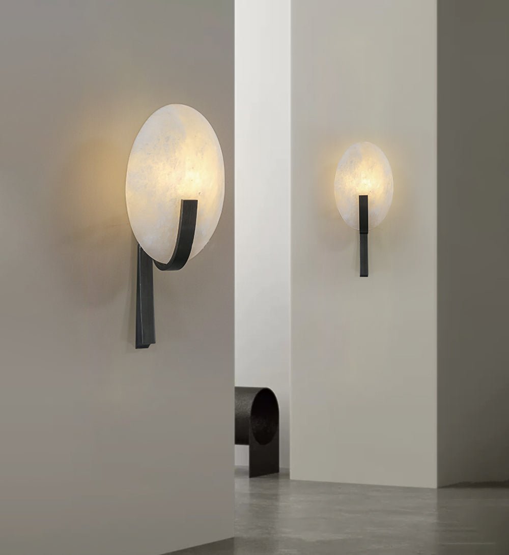 Selene Modern Alabaster Wall Lamp - Neutralighting