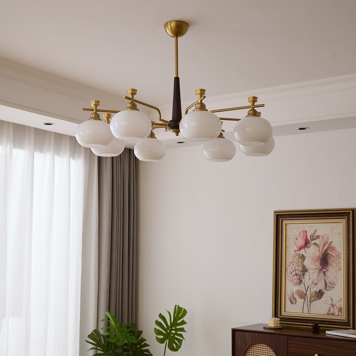 Alistair Sphere Chandelier - Blowlighting