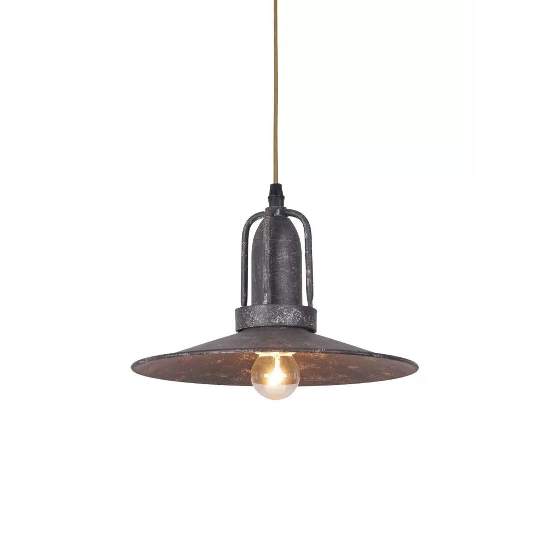 Yrvuvyi Modern Minimalist Industrial Metal Pendant Light - Lamp Copper